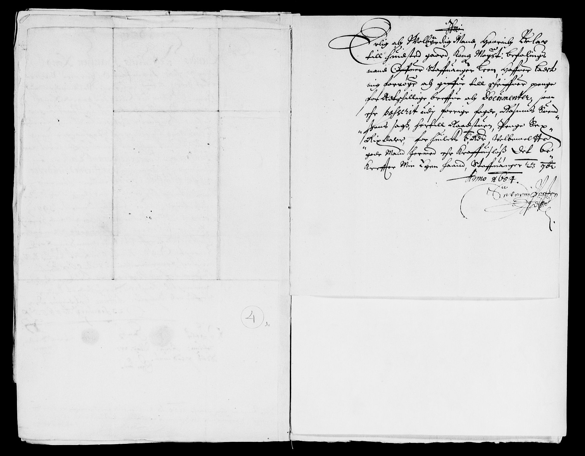 Rentekammeret inntil 1814, Reviderte regnskaper, Lensregnskaper, AV/RA-EA-5023/R/Rb/Rbs/L0035: Stavanger len, 1648-1655