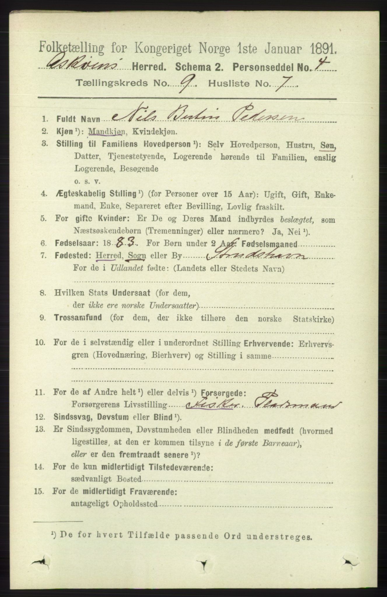 RA, 1891 census for 1247 Askøy, 1891, p. 5988