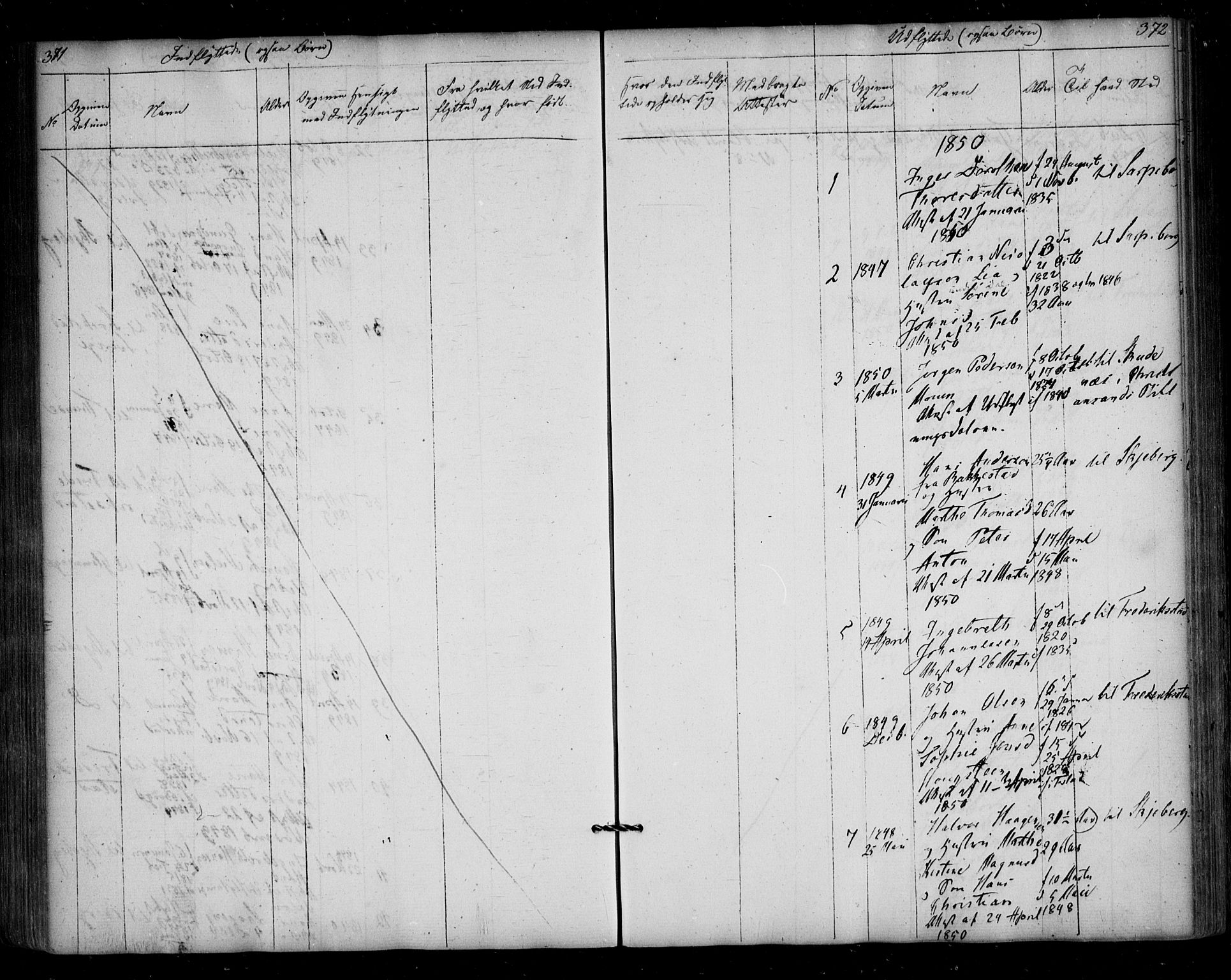 Borge prestekontor Kirkebøker, AV/SAO-A-10903/F/Fa/L0005: Parish register (official) no. I 5, 1848-1860, p. 371-372