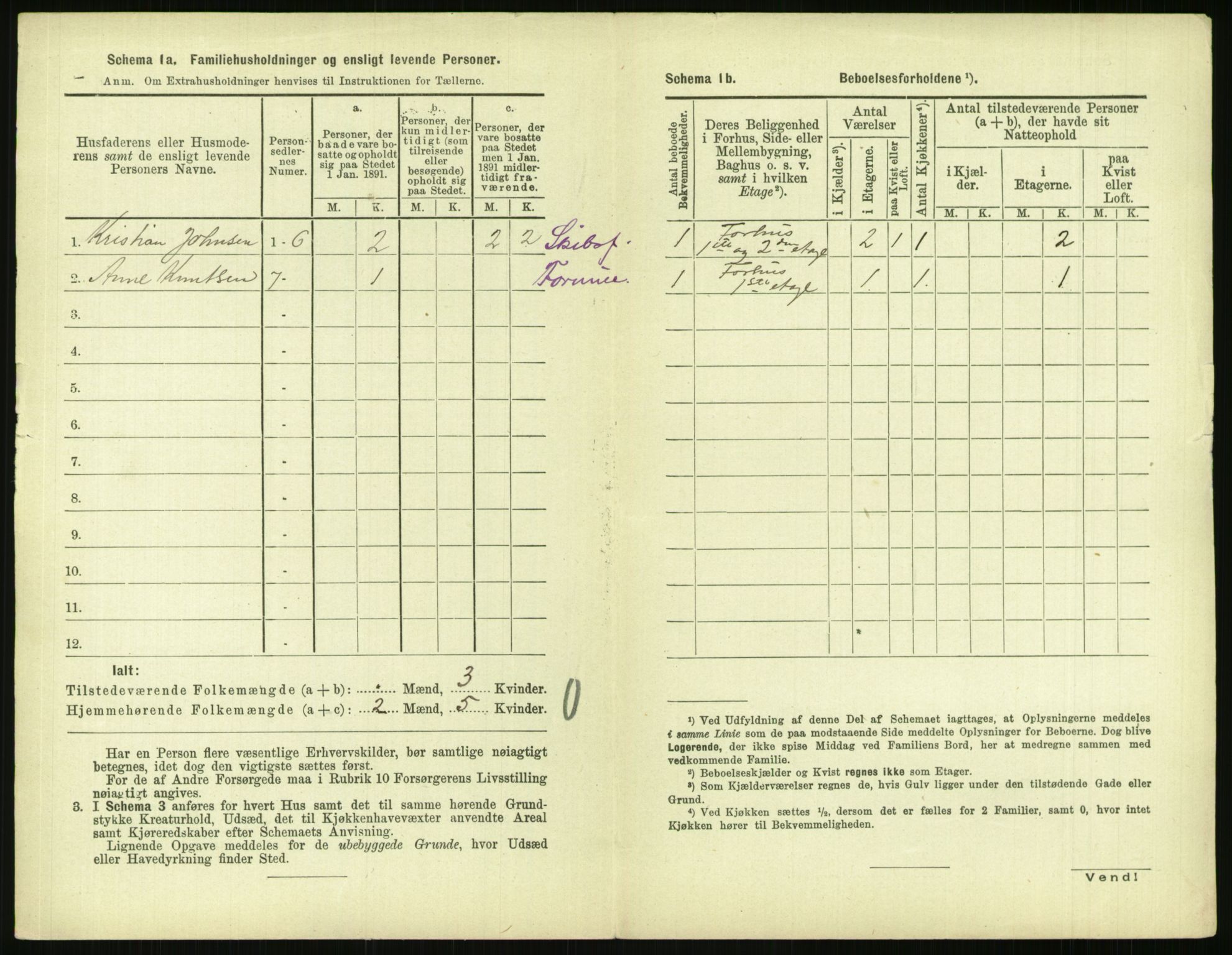 RA, 1891 census for 0904 Grimstad, 1891, p. 153