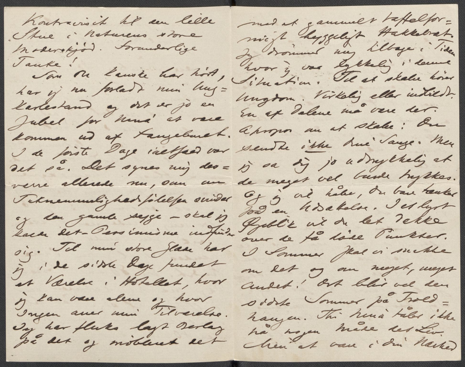 Beyer, Frants, AV/RA-PA-0132/F/L0001: Brev fra Edvard Grieg til Frantz Beyer og "En del optegnelser som kan tjene til kommentar til brevene" av Marie Beyer, 1872-1907, p. 407