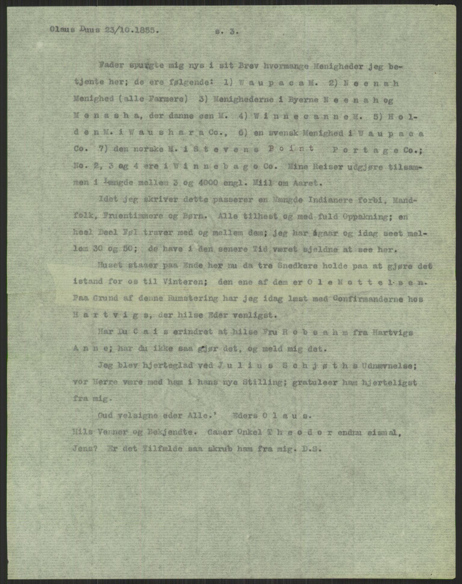 Samlinger til kildeutgivelse, Amerikabrevene, AV/RA-EA-4057/F/L0022: Innlån fra Vestfold. Innlån fra Telemark: Bratås - Duus, 1838-1914, p. 259