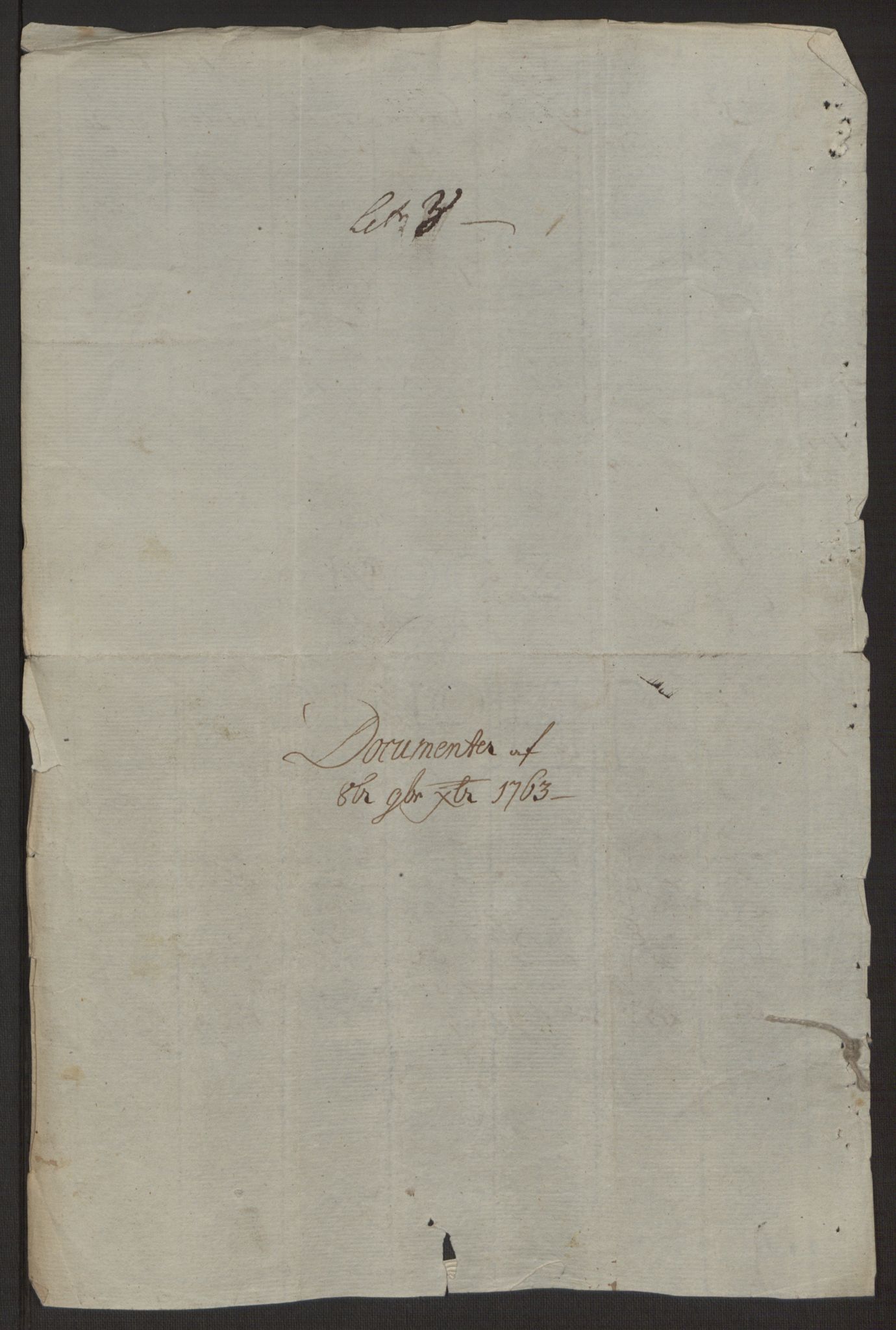 Rentekammeret inntil 1814, Reviderte regnskaper, Byregnskaper, AV/RA-EA-4066/R/Rp/L0366/0001: [P20] Kontribusjonsregnskap / Ekstraskatt, 1763, p. 366