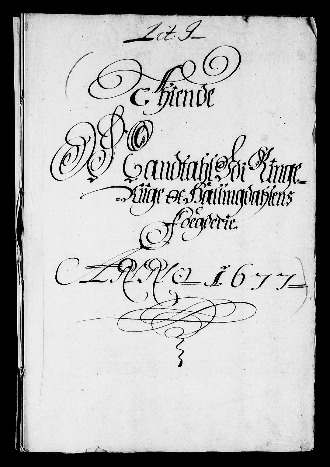 Rentekammeret inntil 1814, Reviderte regnskaper, Stiftamtstueregnskaper, Landkommissariatet på Akershus og Akershus stiftamt, AV/RA-EA-5869/R/Rb/L0133: Akershus stiftamt, 1677