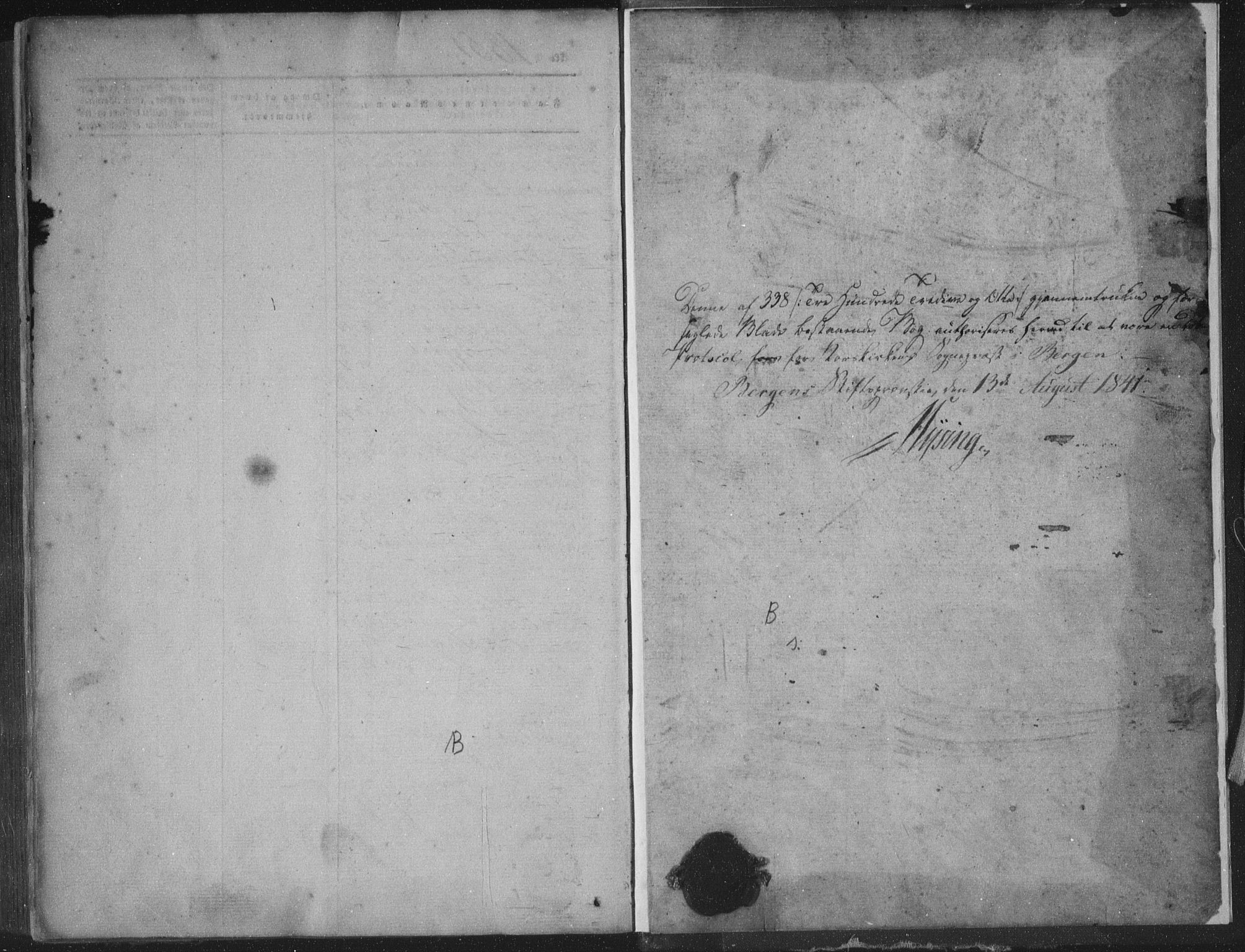 Korskirken sokneprestembete, AV/SAB-A-76101/H/Haa/L0016: Parish register (official) no. B 2, 1841-1851