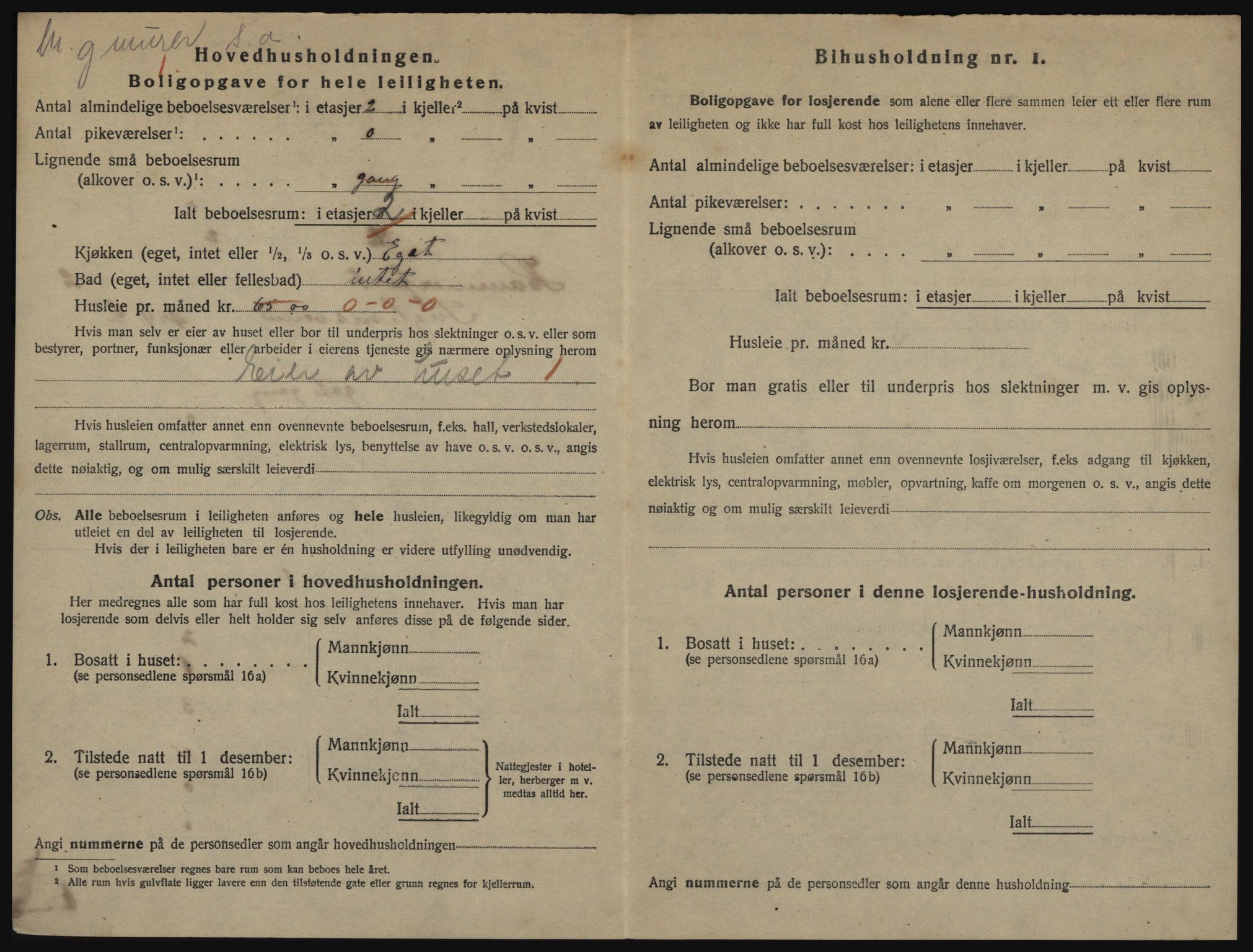 SATØ, 1920 census for Hammerfest, 1920, p. 1923