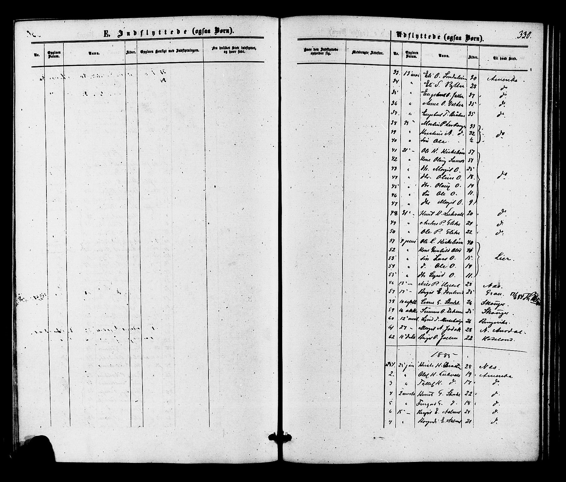 Gol kirkebøker, AV/SAKO-A-226/F/Fa/L0004: Parish register (official) no. I 4, 1876-1886, p. 330