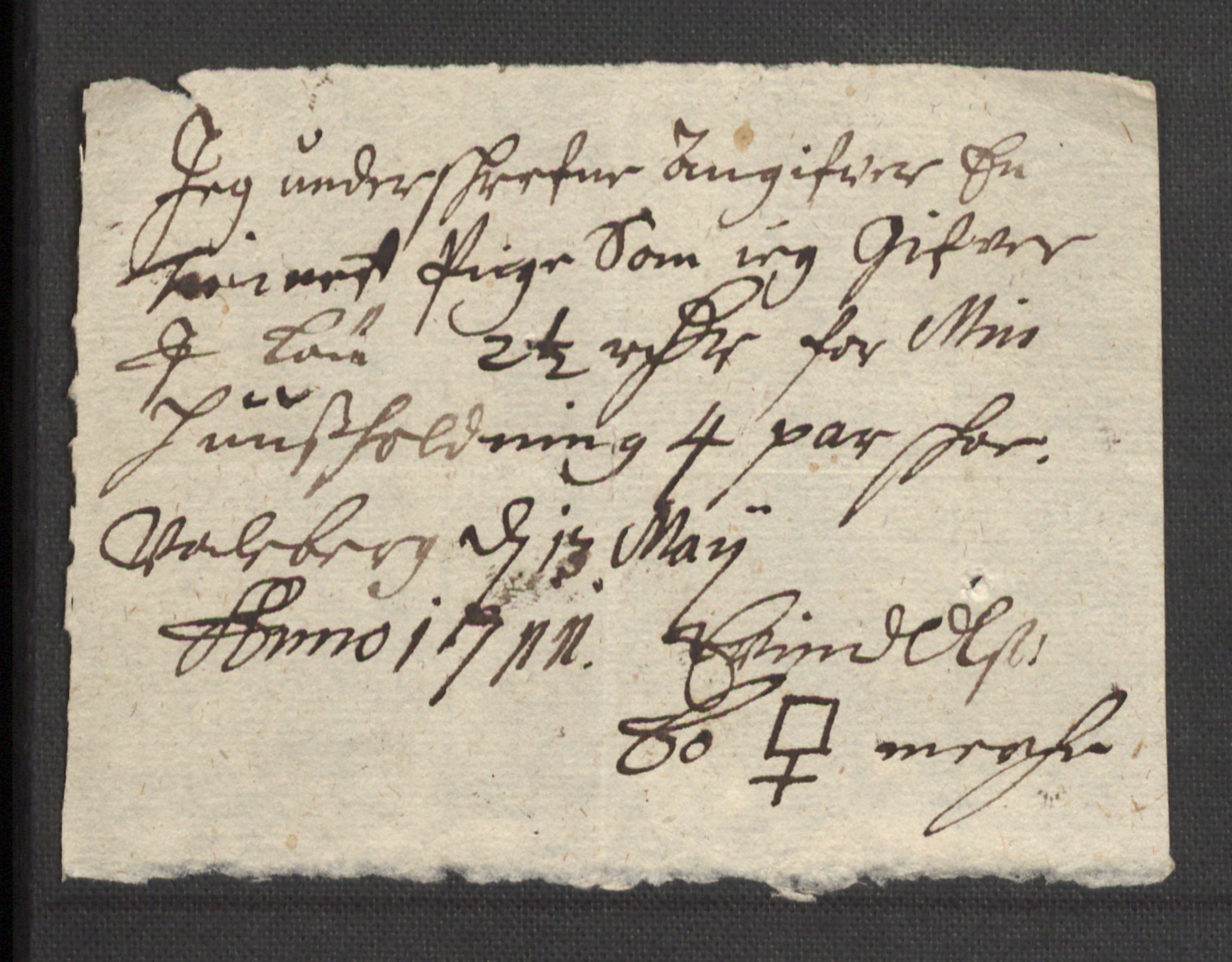 Rentekammeret inntil 1814, Reviderte regnskaper, Fogderegnskap, AV/RA-EA-4092/R36/L2121: Fogderegnskap Øvre og Nedre Telemark og Bamble, 1711, p. 396