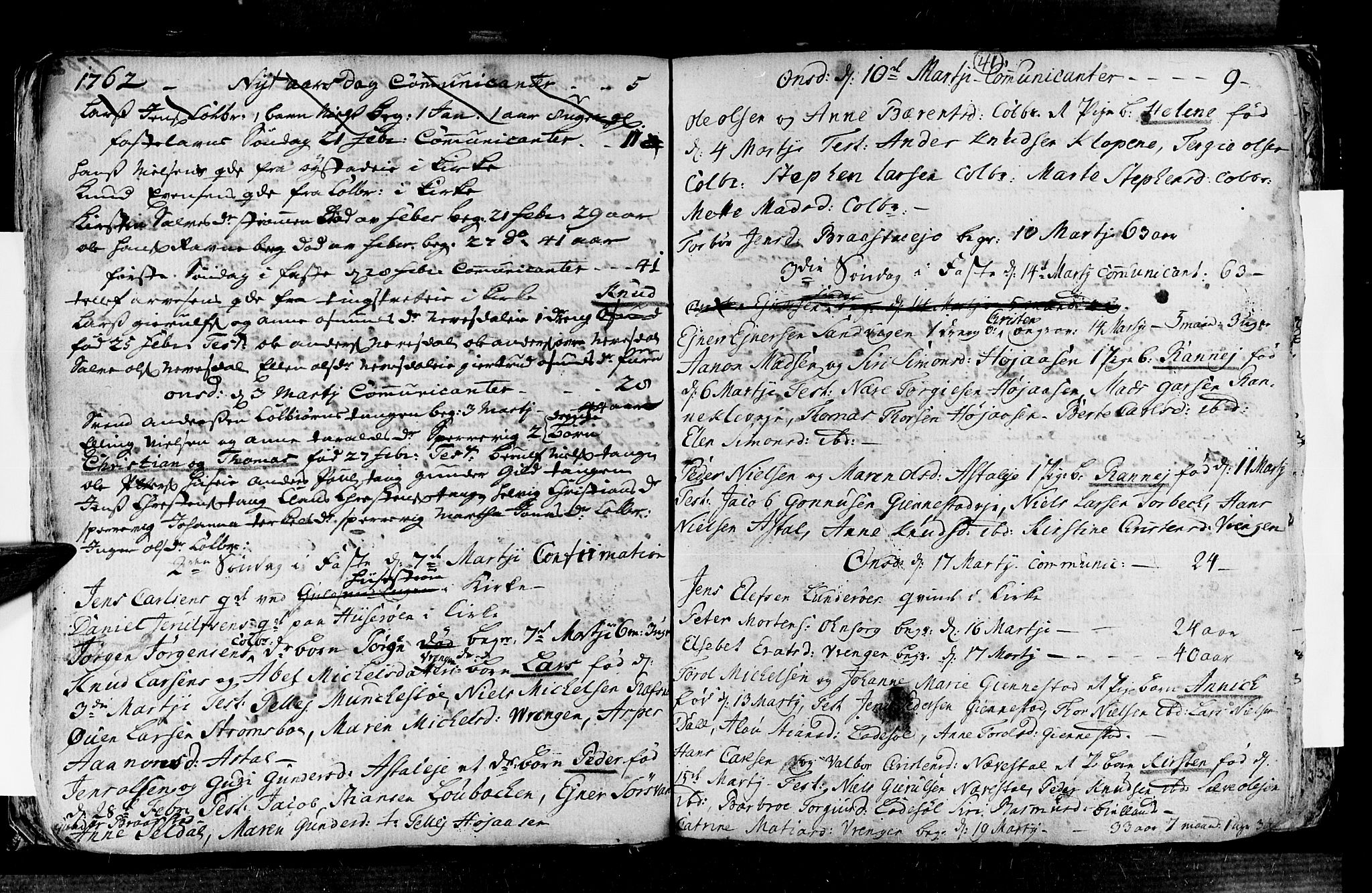 Øyestad sokneprestkontor, SAK/1111-0049/F/Fa/L0006: Parish register (official) no. A 6, 1758-1776, p. 41