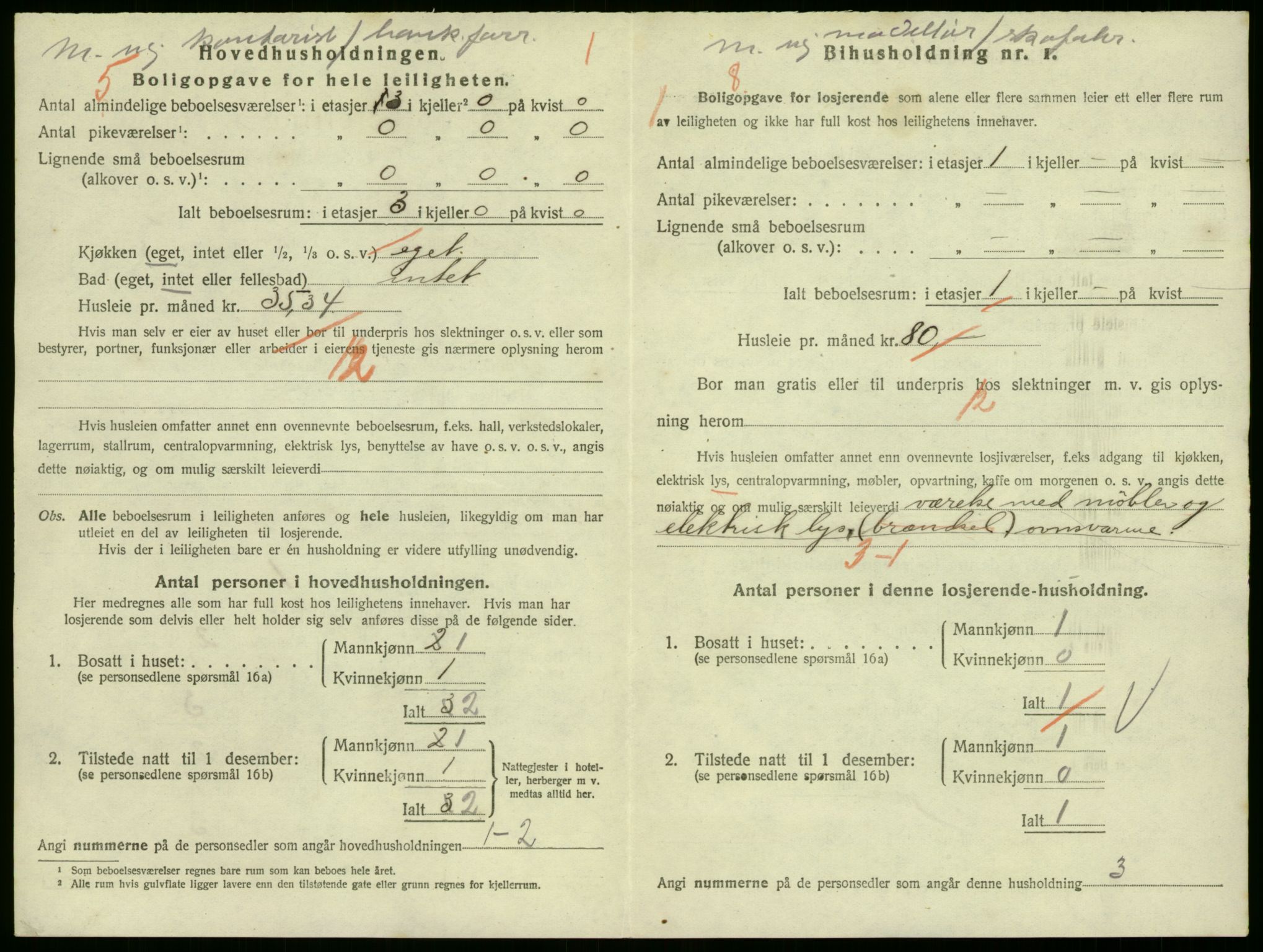 SAB, 1920 census for Bergen, 1920, p. 23380