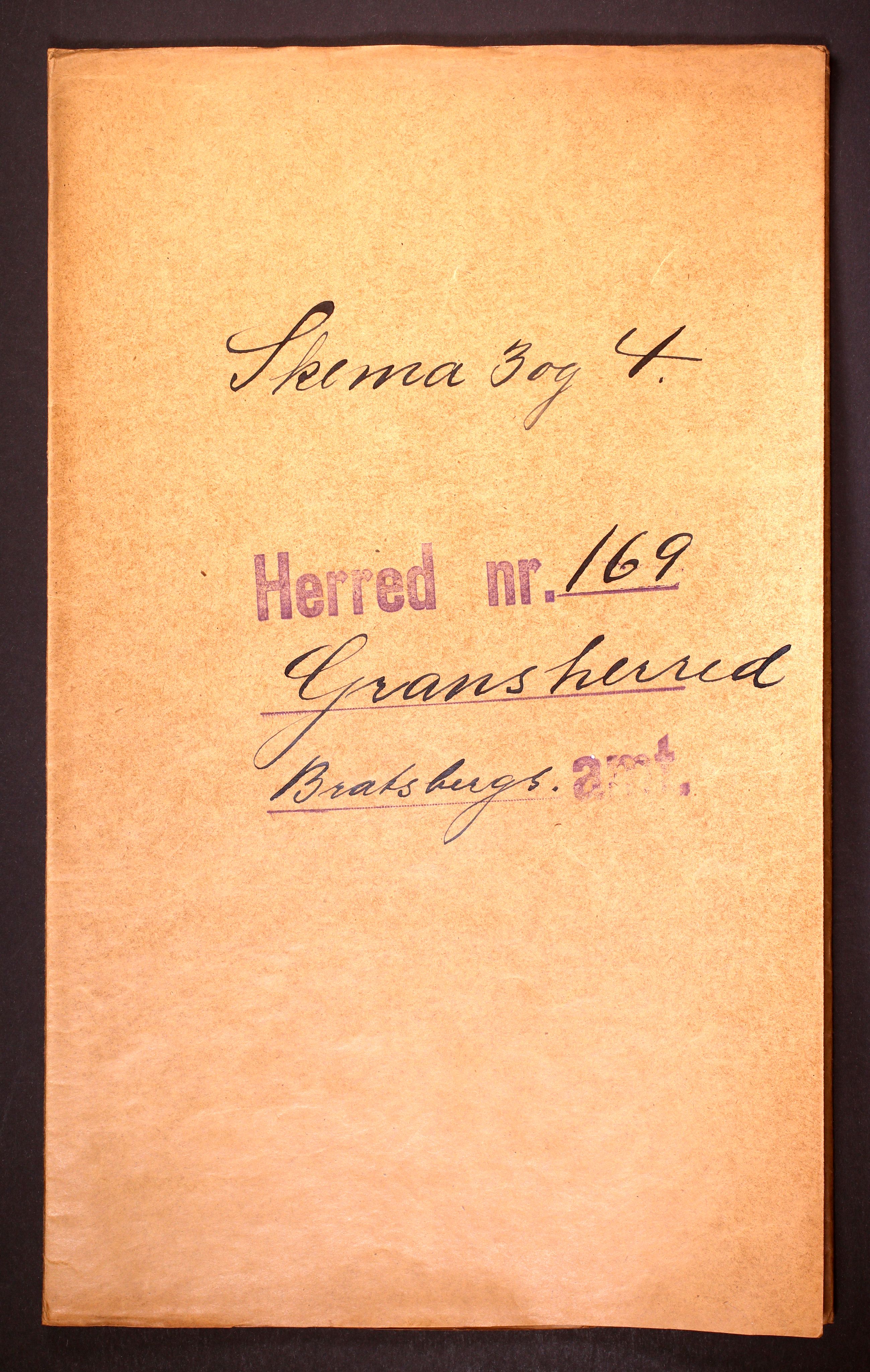 RA, 1910 census for Gransherad, 1910, p. 1