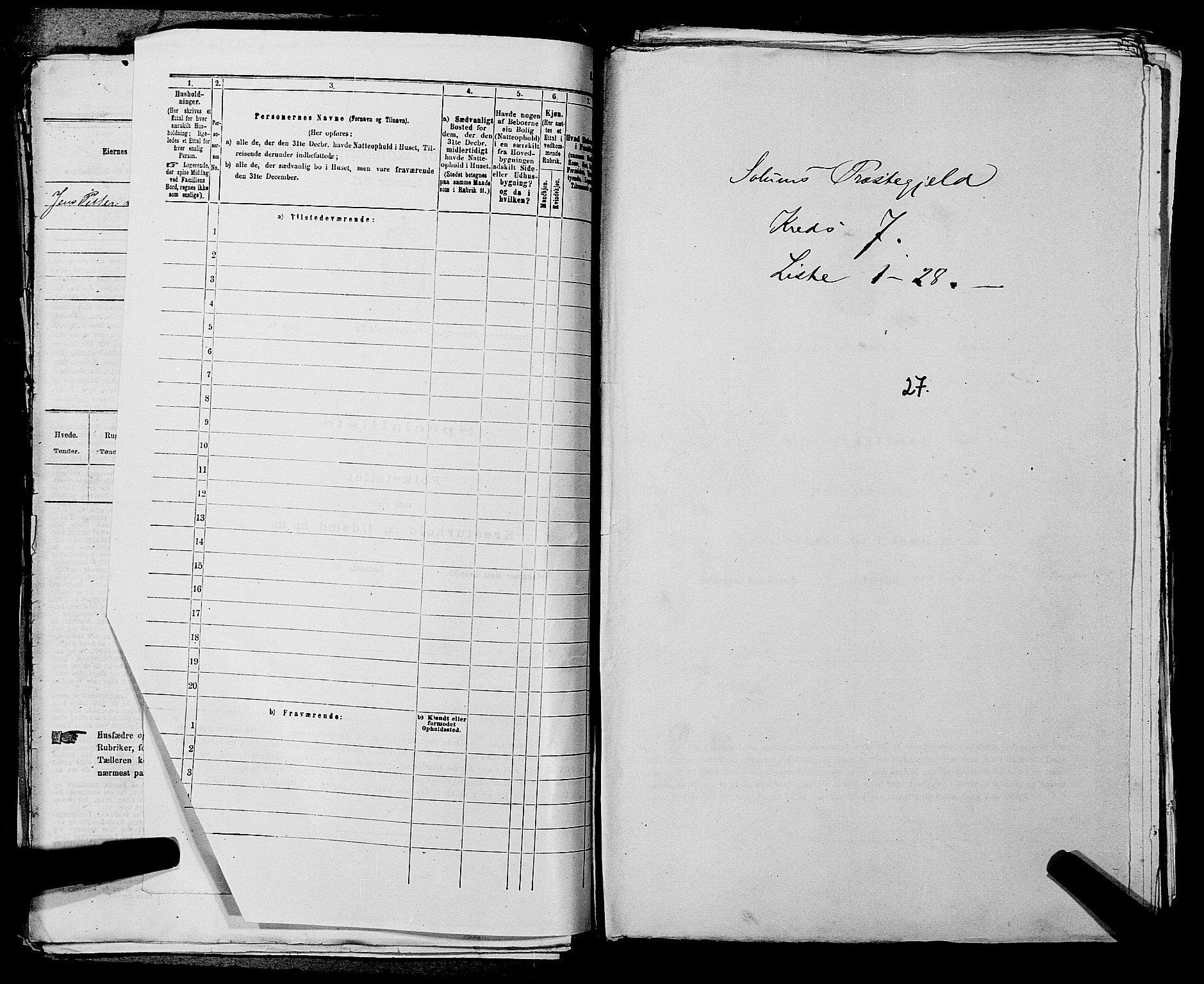 SAKO, 1875 census for 0818P Solum, 1875, p. 1213