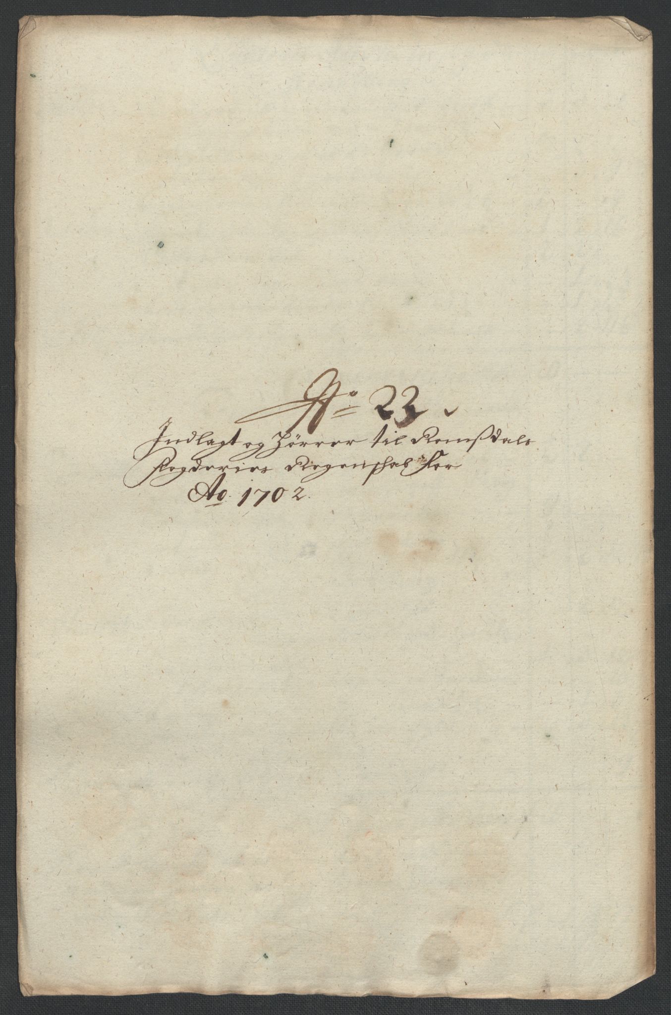 Rentekammeret inntil 1814, Reviderte regnskaper, Fogderegnskap, RA/EA-4092/R55/L3655: Fogderegnskap Romsdal, 1701-1702, p. 315