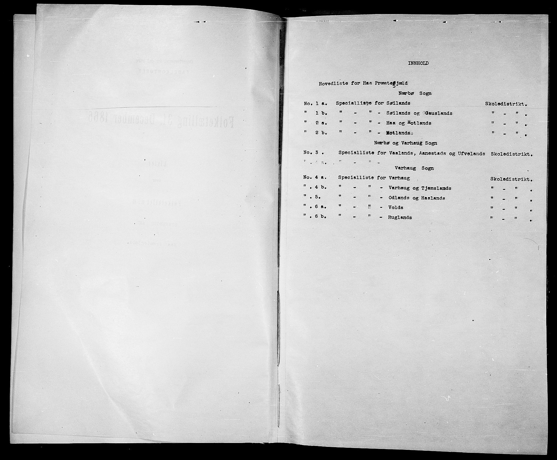 RA, 1865 census for Hå, 1865, p. 4