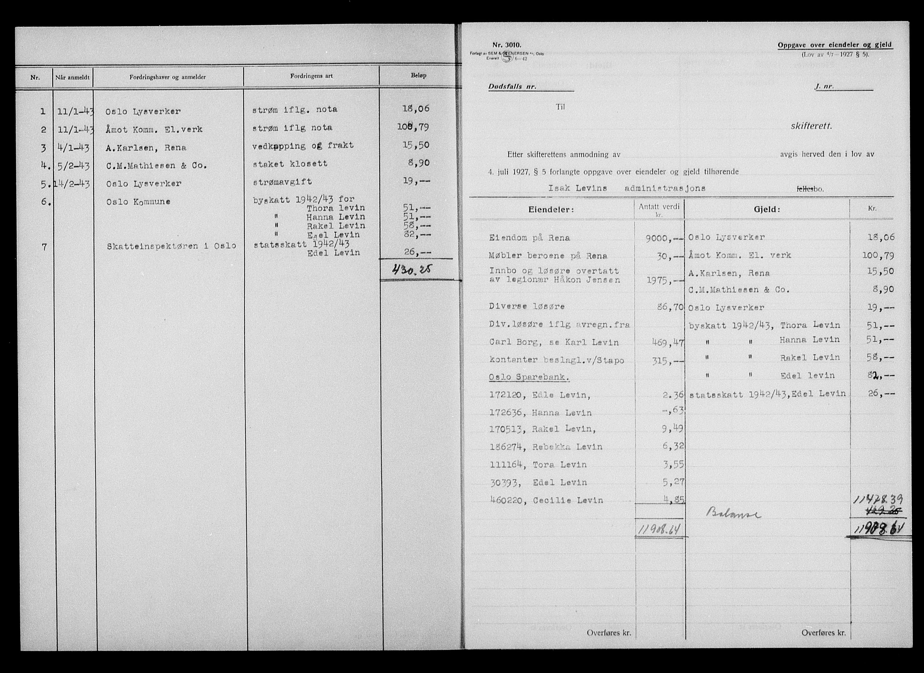 Justisdepartementet, Tilbakeføringskontoret for inndratte formuer, AV/RA-S-1564/H/Hc/Hcc/L0957: --, 1945-1947, p. 80