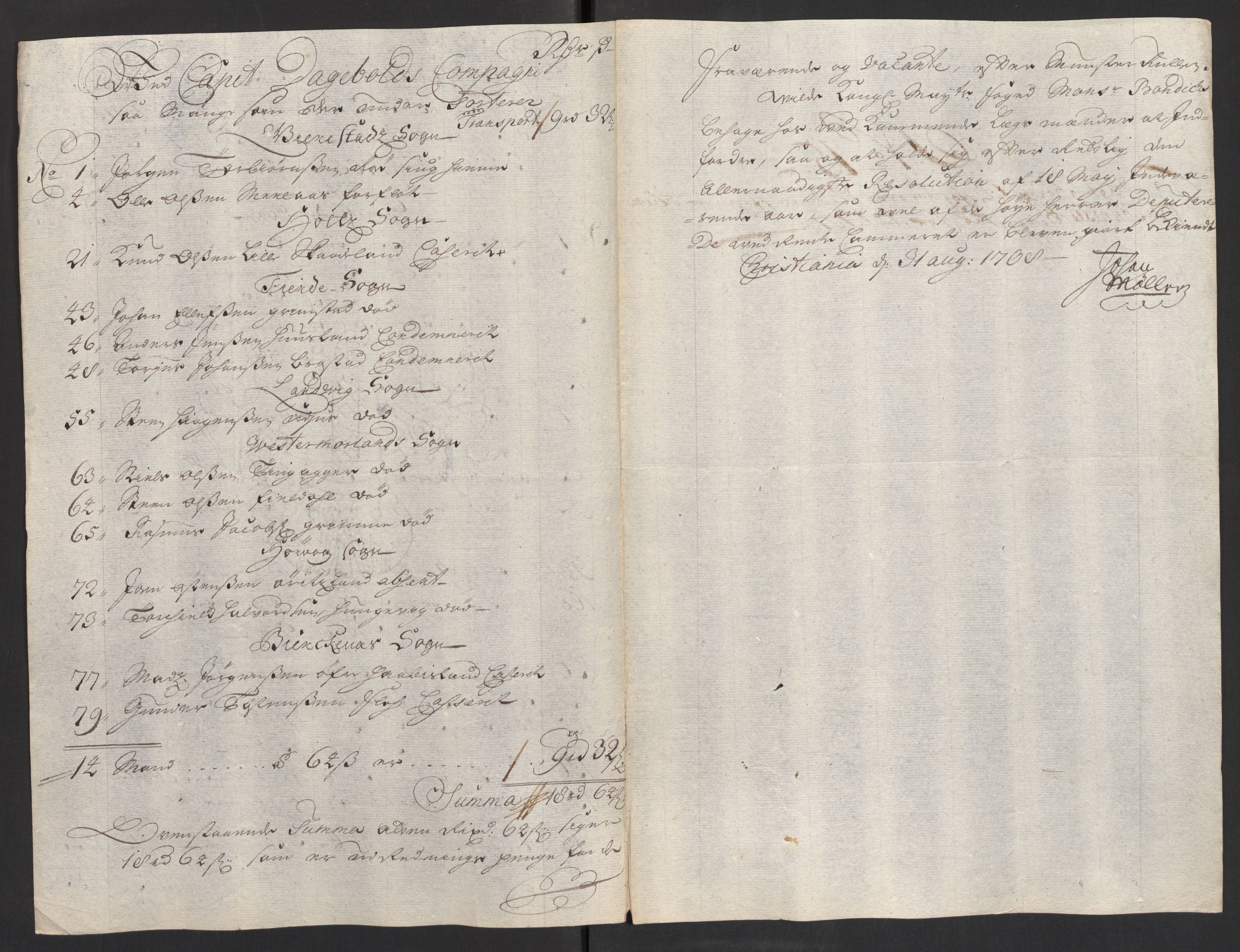 Rentekammeret inntil 1814, Reviderte regnskaper, Fogderegnskap, AV/RA-EA-4092/R39/L2318: Fogderegnskap Nedenes, 1706-1709, p. 297