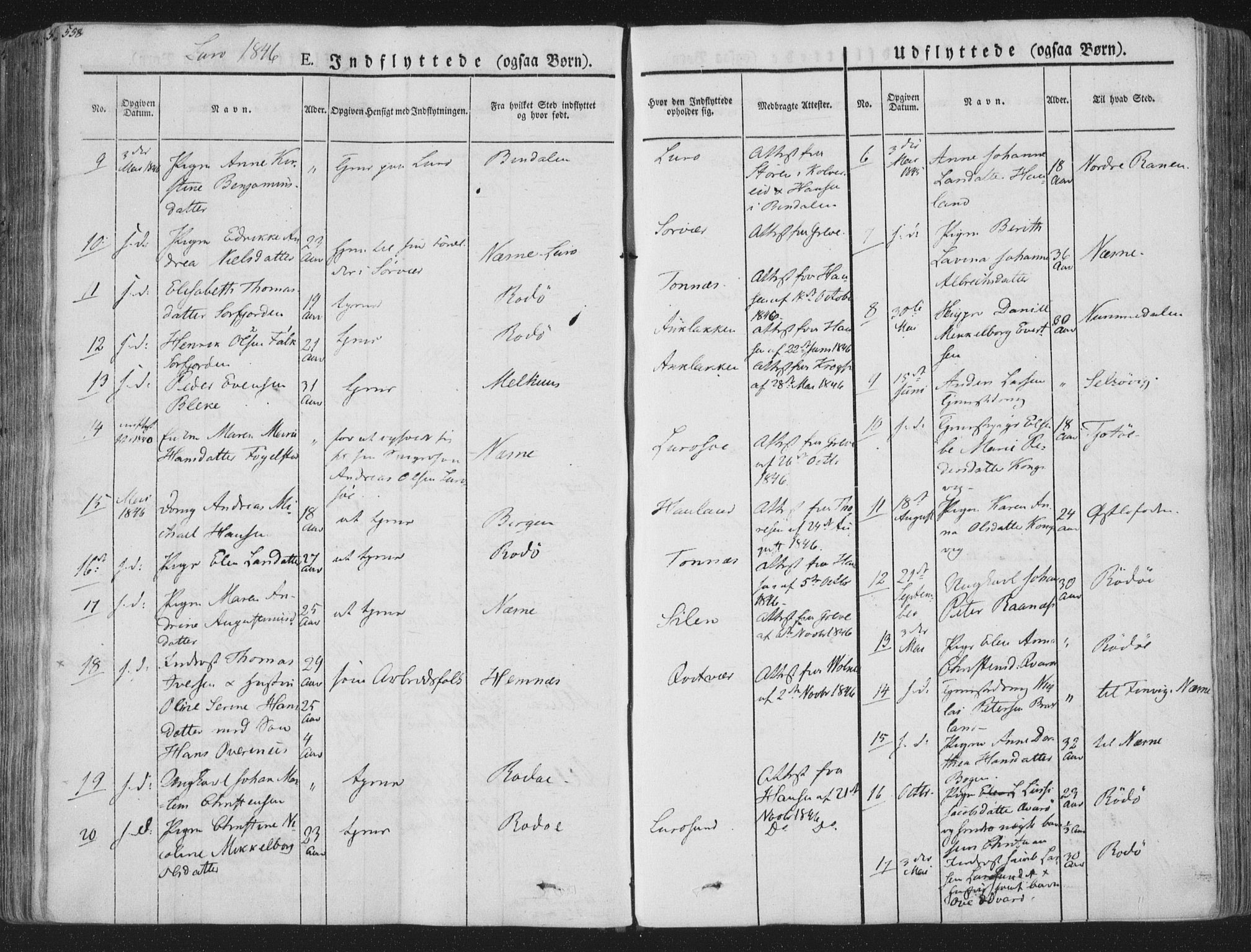 Ministerialprotokoller, klokkerbøker og fødselsregistre - Nordland, AV/SAT-A-1459/839/L0566: Parish register (official) no. 839A03, 1825-1862, p. 558