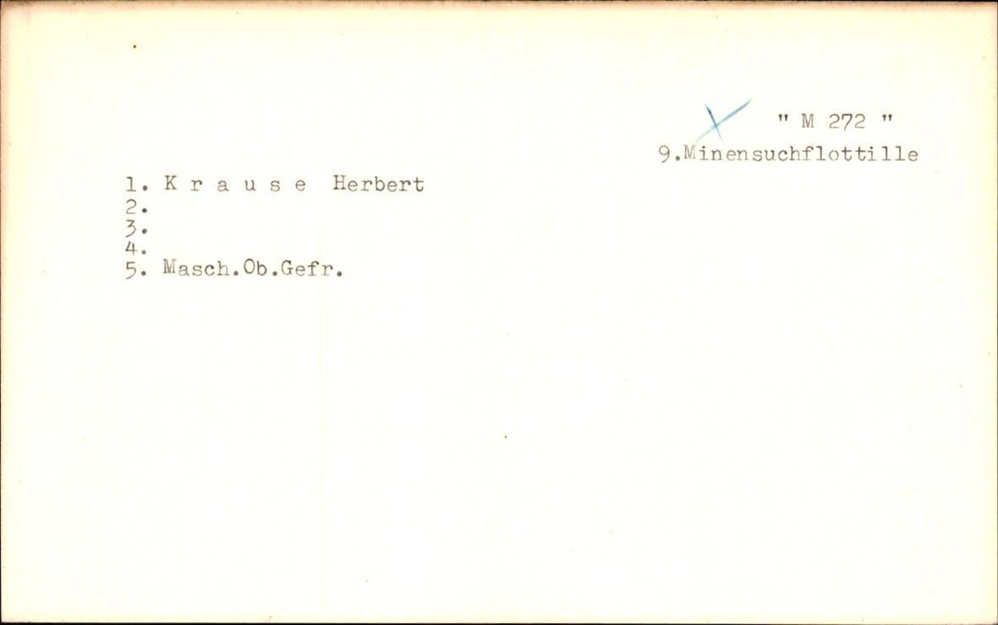 Hjemsendte tyskere , RA/RAFA-6487/D/Da/L0003: Krause- Pauletta, 1945-1947, p. 2