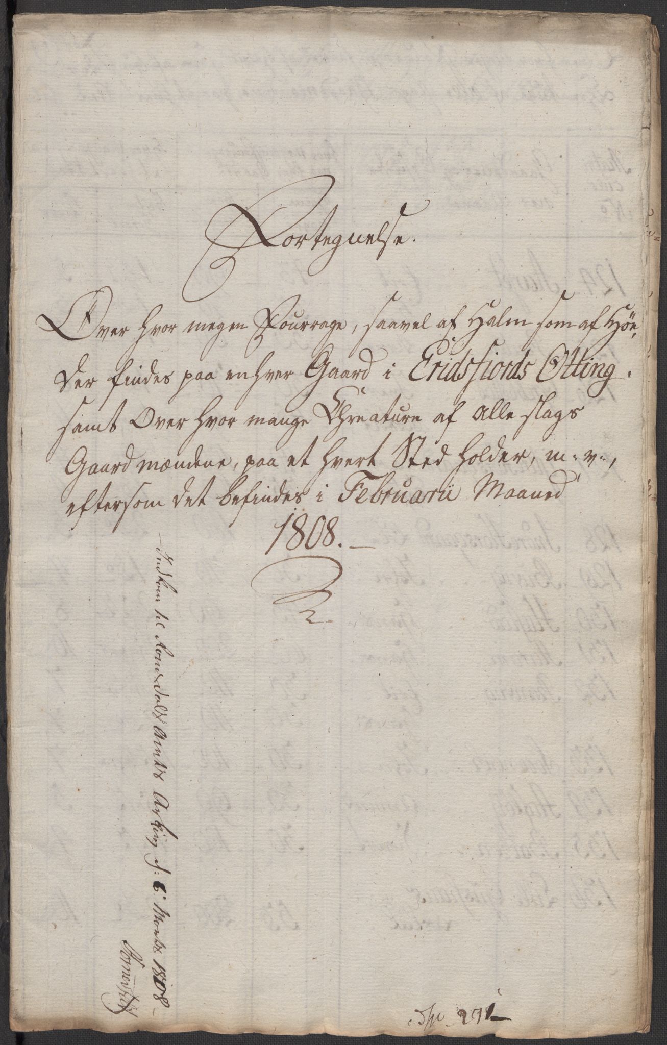 Regjeringskommisjonen 1807-1810, 1. kontor/byrå, AV/RA-EA-2871/Dd/L0011: Kreatur og fôr: Opptelling i Nordre Bergenhus og Romsdal amt, 1808, p. 222