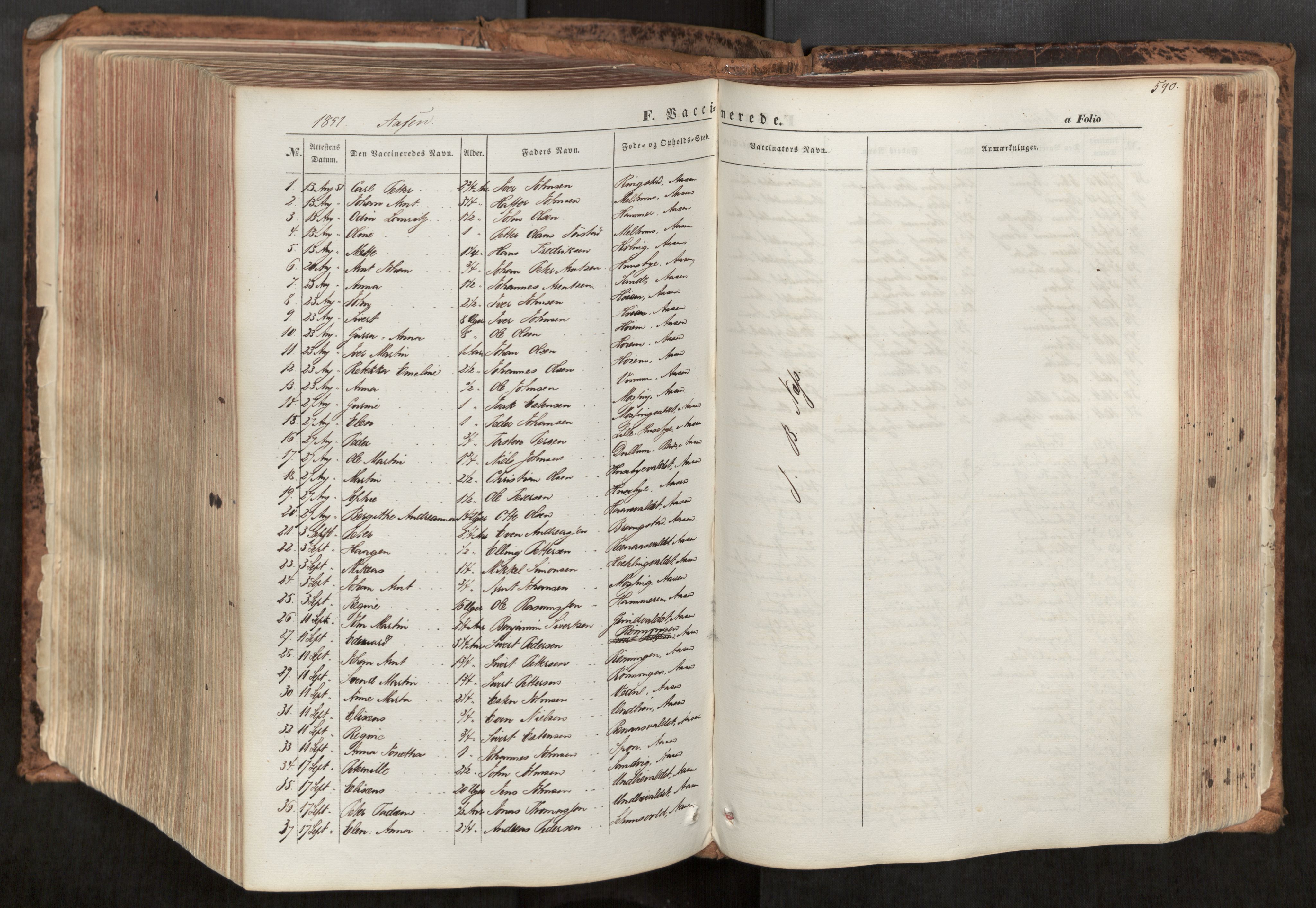 Ministerialprotokoller, klokkerbøker og fødselsregistre - Nord-Trøndelag, SAT/A-1458/713/L0116: Parish register (official) no. 713A07, 1850-1877, p. 590