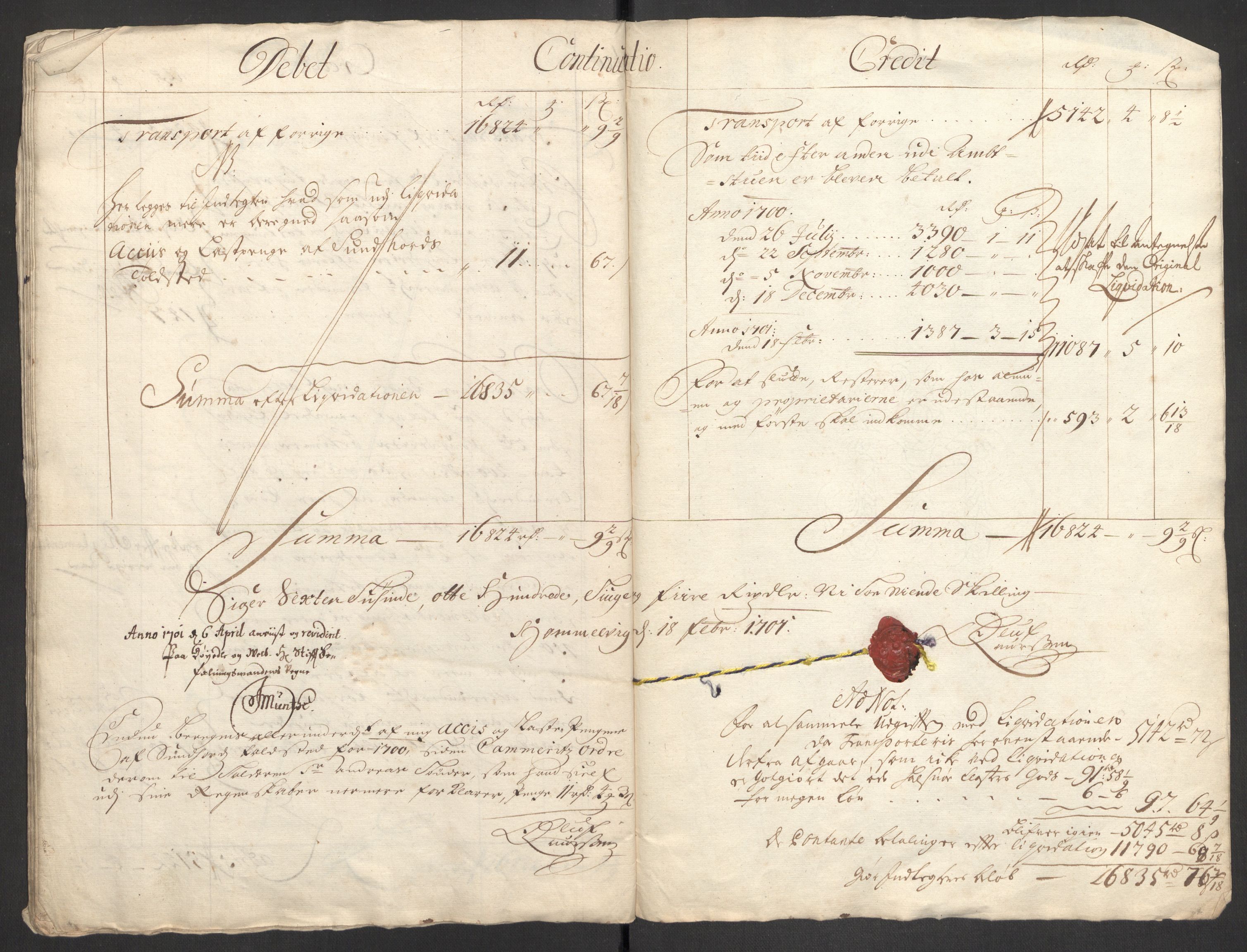 Rentekammeret inntil 1814, Reviderte regnskaper, Fogderegnskap, AV/RA-EA-4092/R48/L2979: Fogderegnskap Sunnhordland og Hardanger, 1700-1701, p. 29