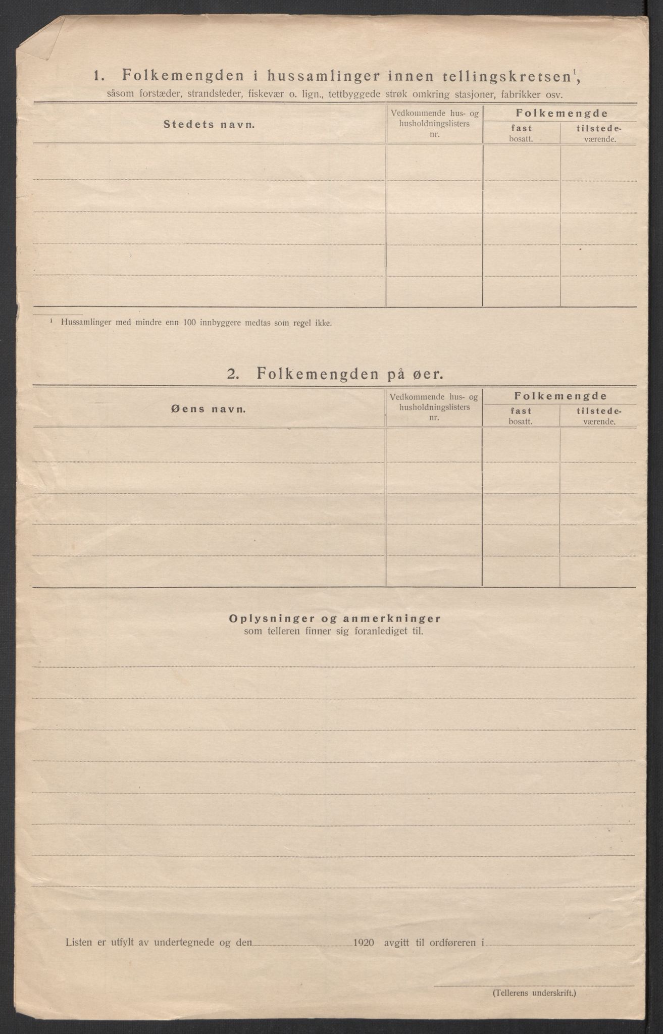 SAT, 1920 census for Beiarn, 1920, p. 14