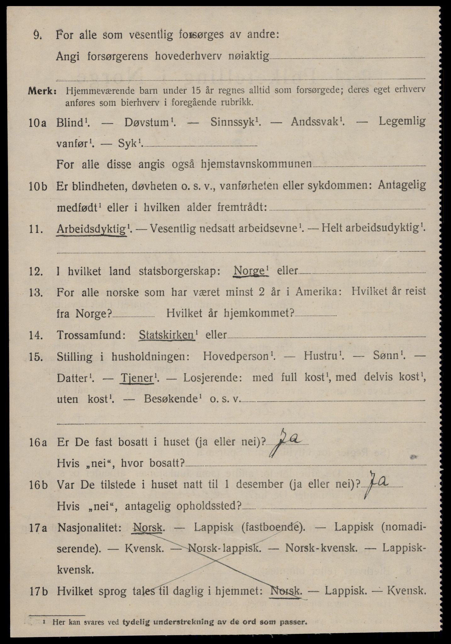 SAT, 1920 census for Hitra, 1920, p. 3054