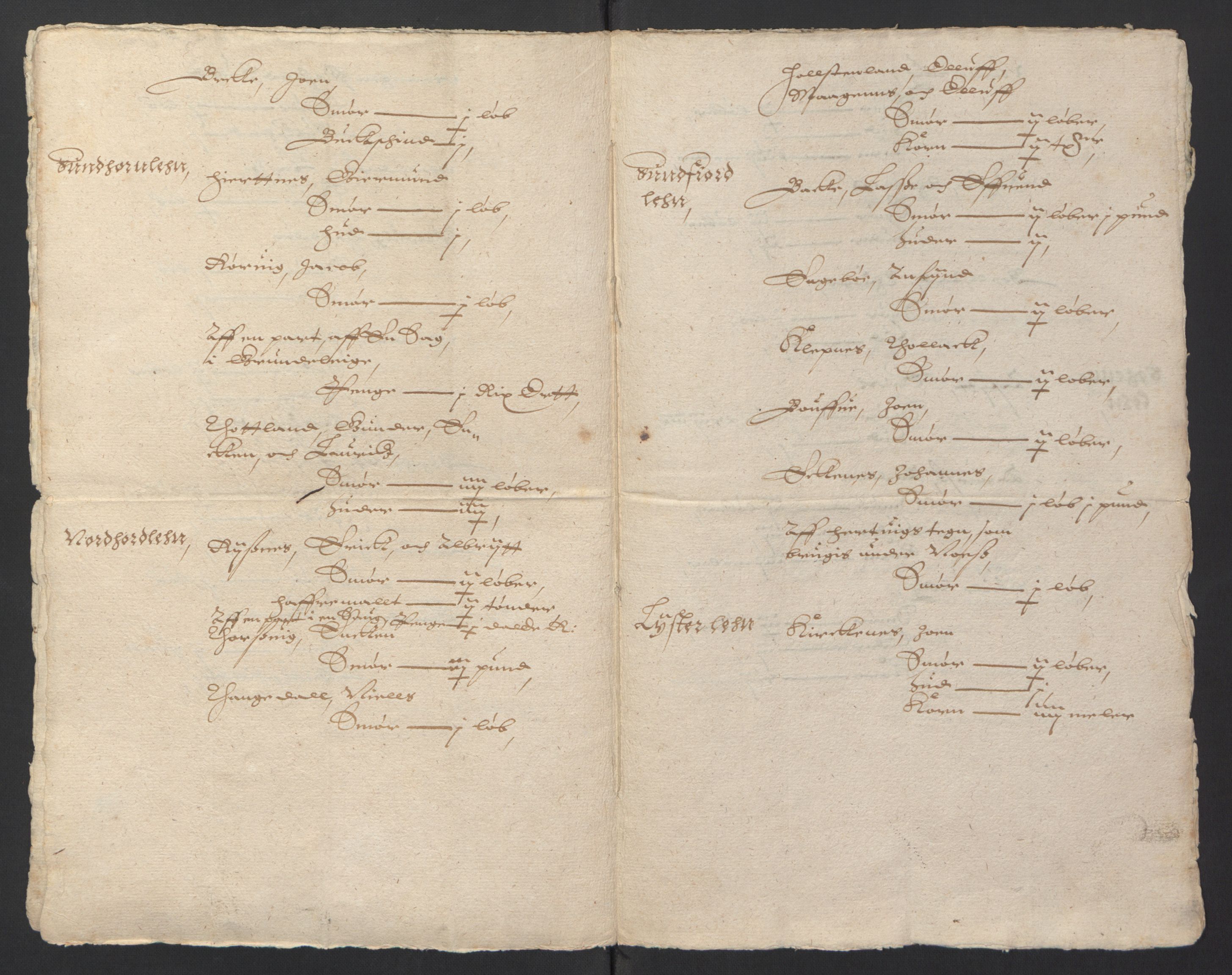 Stattholderembetet 1572-1771, AV/RA-EA-2870/Ek/L0007/0001: Jordebøker til utlikning av rosstjeneste 1624-1626: / Adelsjordebøker, 1624-1625, p. 334