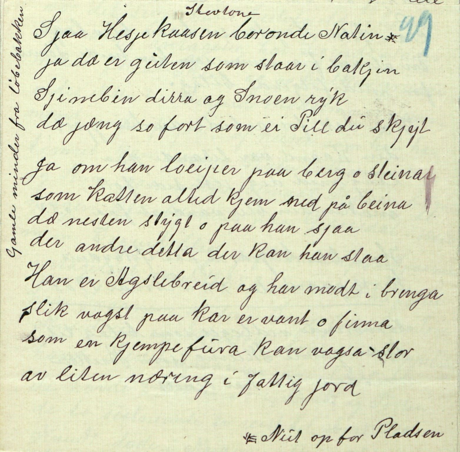Rikard Berge, TEMU/TGM-A-1003/F/L0009/0003: 341-356 / 343 Mest brev, litt tradisjon, 1902-1925, p. 99