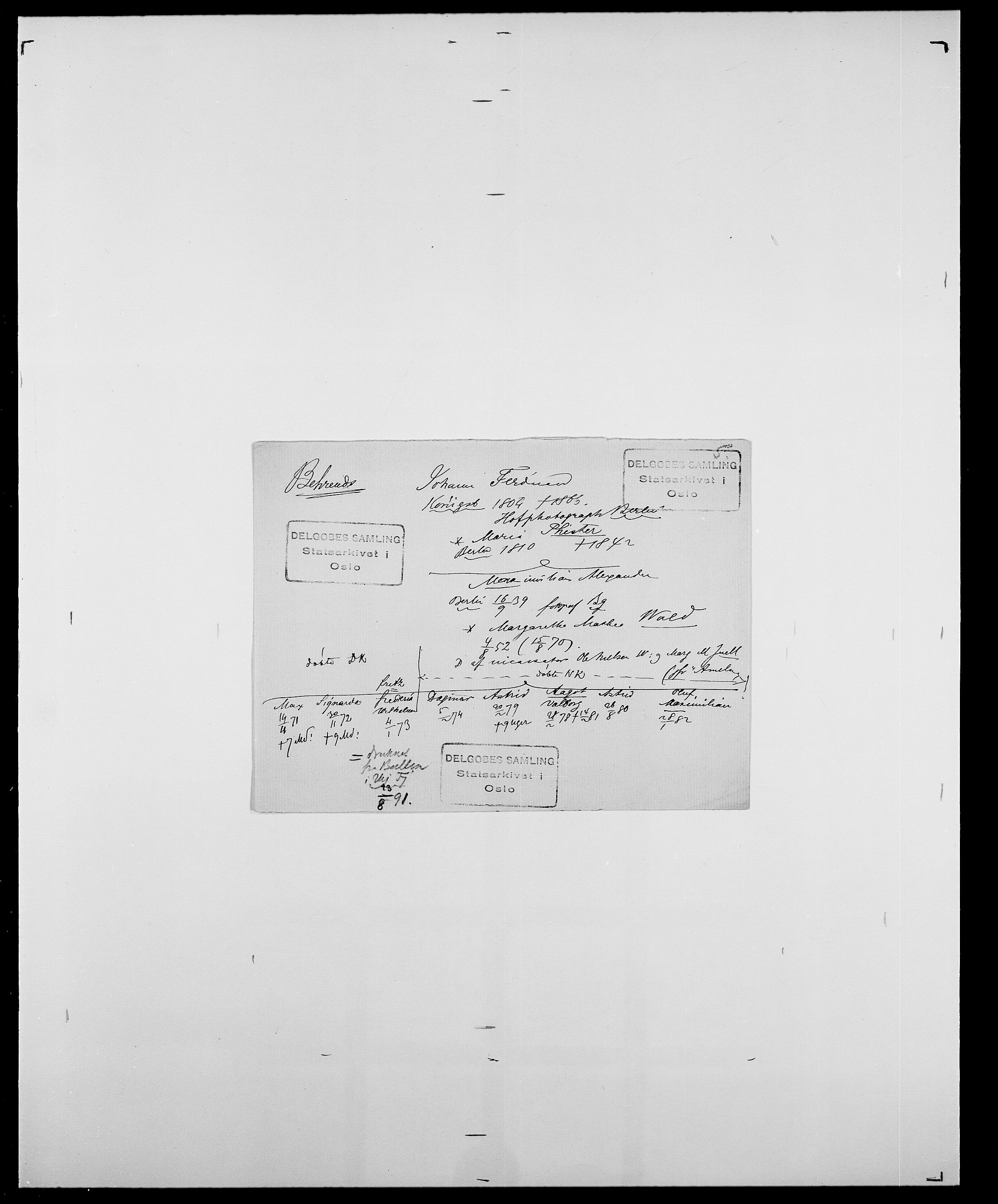 Delgobe, Charles Antoine - samling, AV/SAO-PAO-0038/D/Da/L0003: Barca - Bergen, p. 691