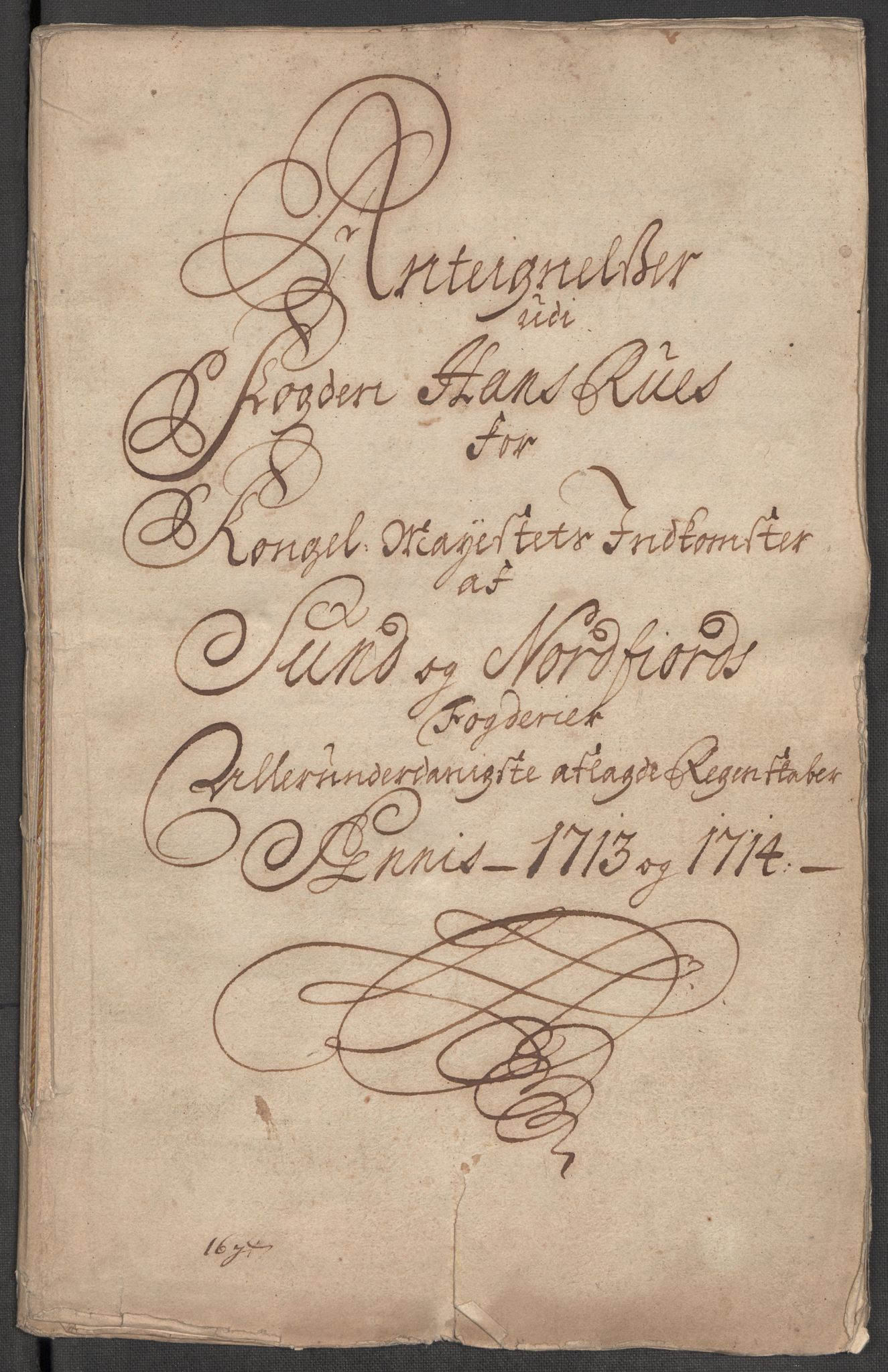 Rentekammeret inntil 1814, Reviderte regnskaper, Fogderegnskap, AV/RA-EA-4092/R53/L3438: Fogderegnskap Sunn- og Nordfjord, 1714, p. 369