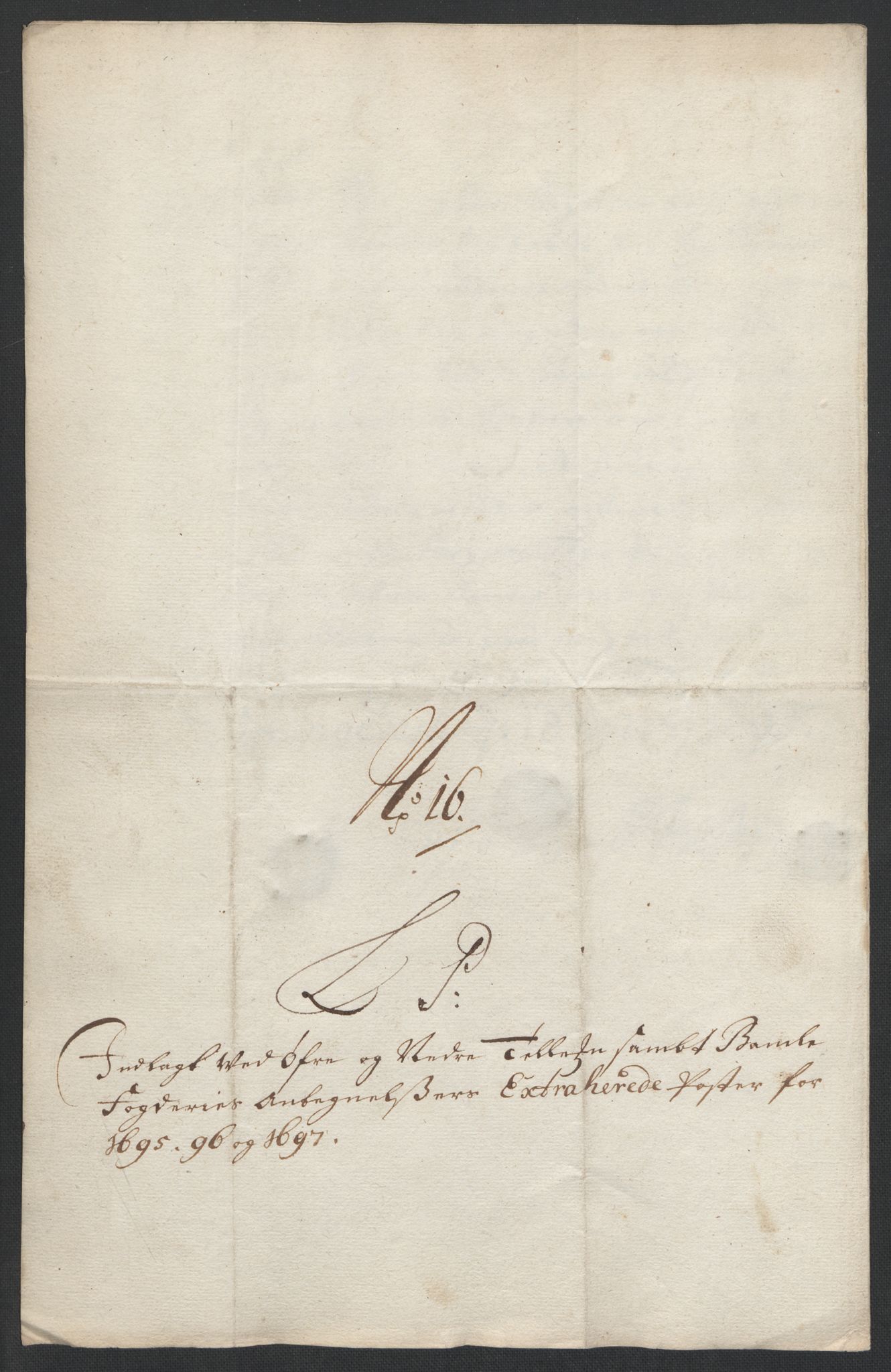 Rentekammeret inntil 1814, Reviderte regnskaper, Fogderegnskap, AV/RA-EA-4092/R36/L2097: Fogderegnskap Øvre og Nedre Telemark og Bamble, 1697, p. 480