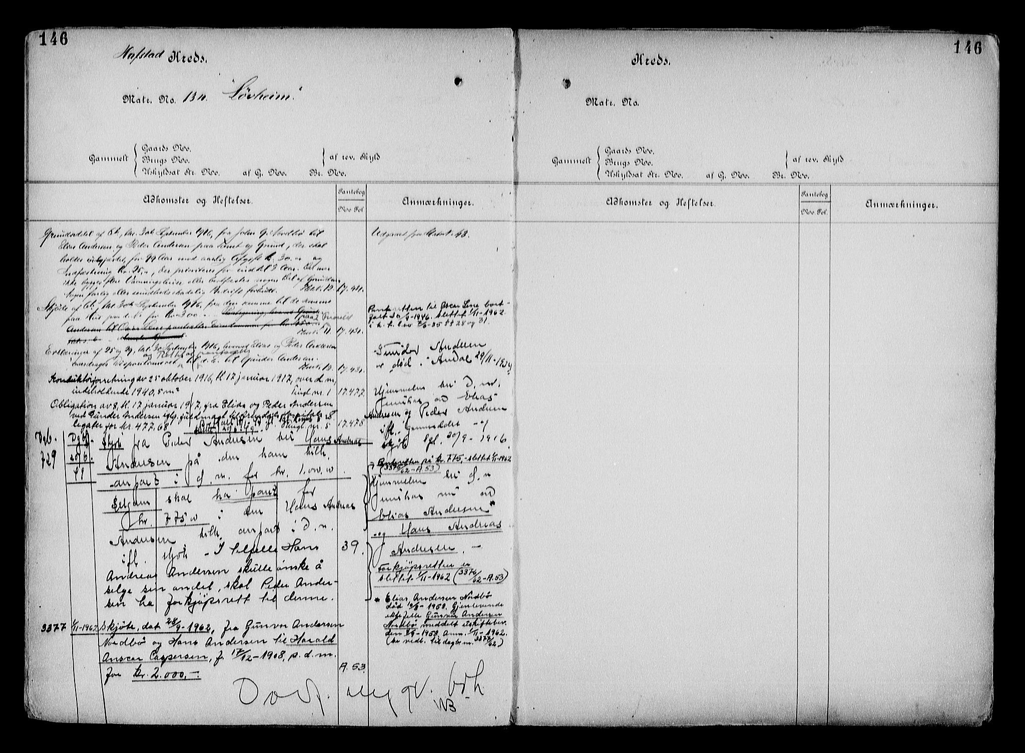 Arendal byfogd, AV/SAK-1222-0001/G/Ga/L0015: Mortgage register no. 13, 1860-1960, p. 146