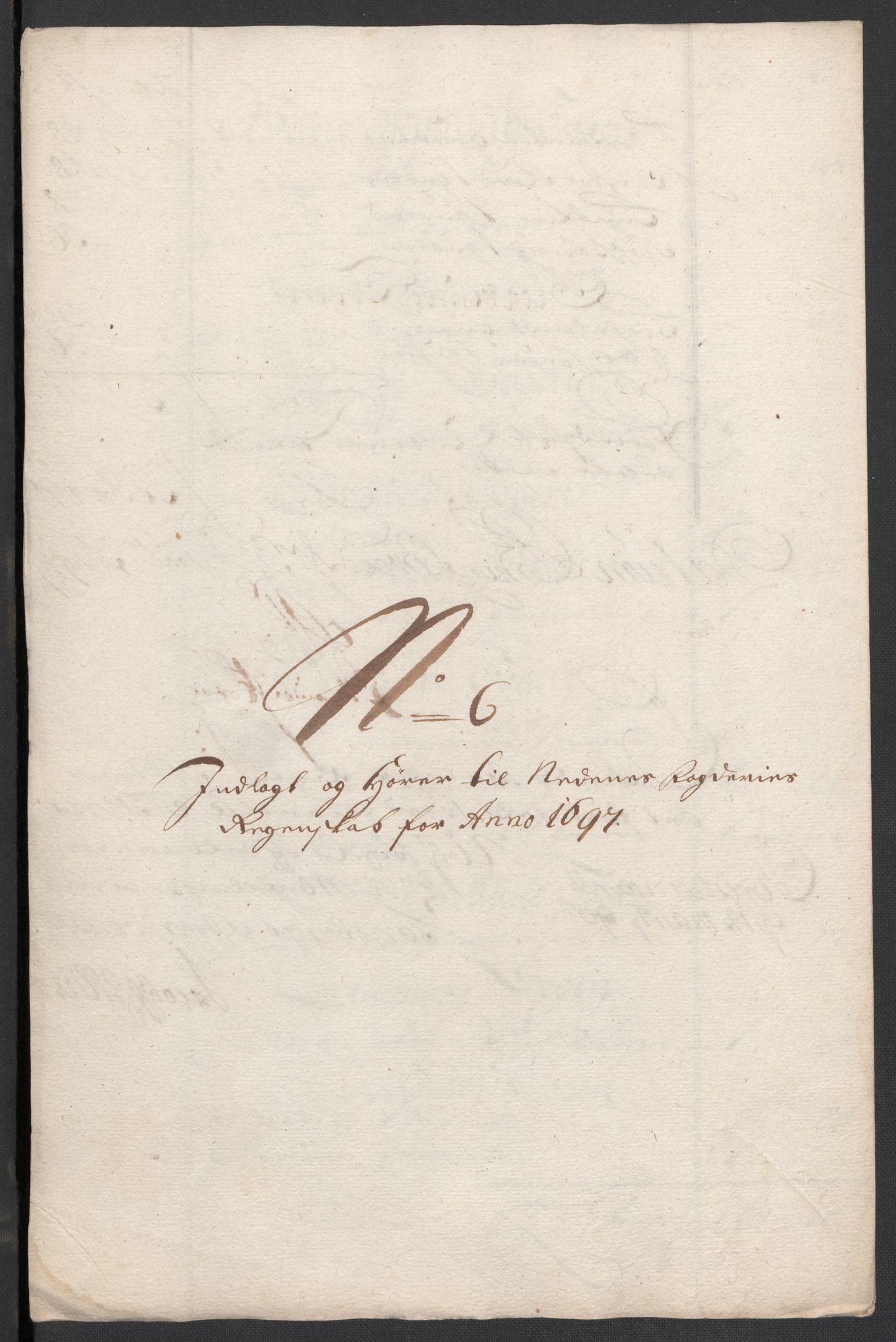 Rentekammeret inntil 1814, Reviderte regnskaper, Fogderegnskap, AV/RA-EA-4092/R39/L2313: Fogderegnskap Nedenes, 1696-1697, p. 142