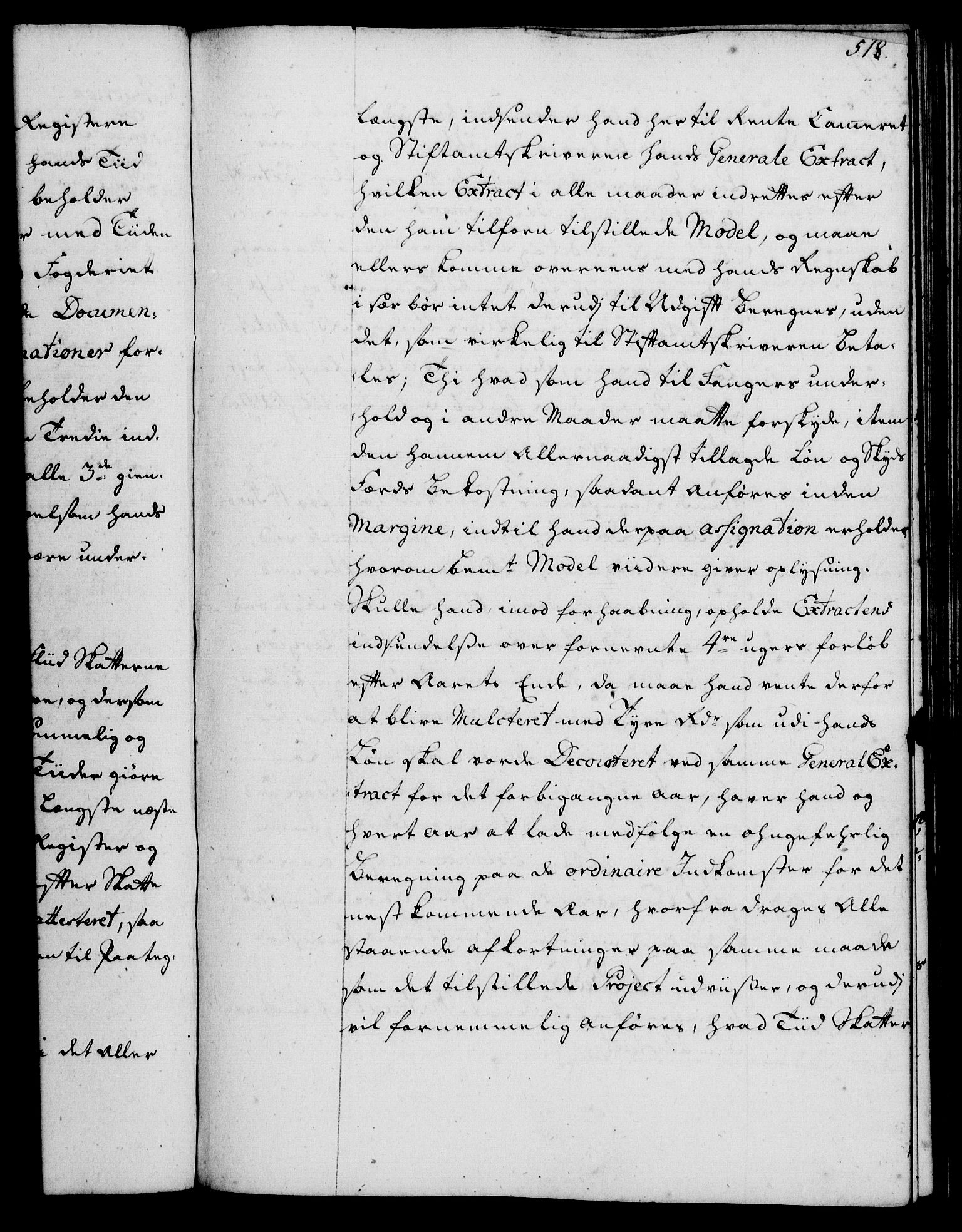 Rentekammeret, Kammerkanselliet, RA/EA-3111/G/Gg/Ggi/L0002: Norsk instruksjonsprotokoll med register (merket RK 53.35), 1729-1751, p. 518