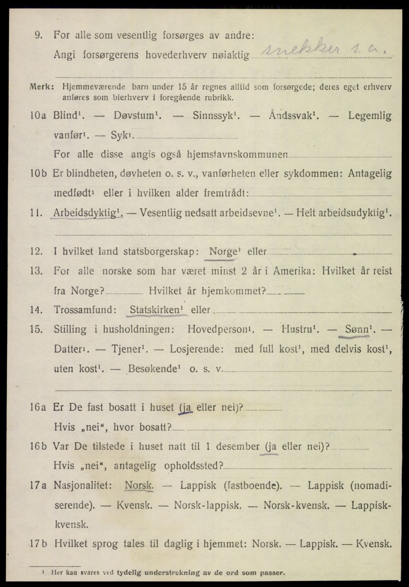 SAT, 1920 census for Stjørdal, 1920, p. 4689