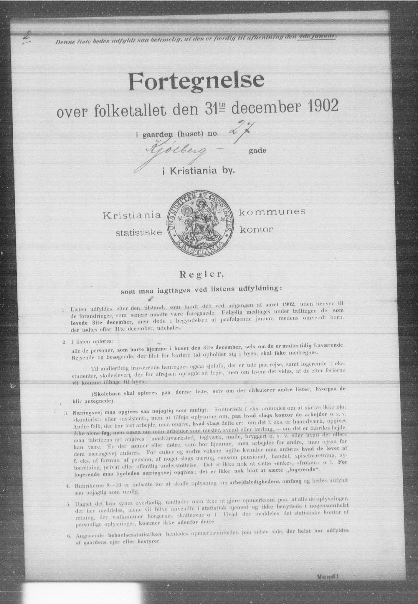 OBA, Municipal Census 1902 for Kristiania, 1902, p. 9791