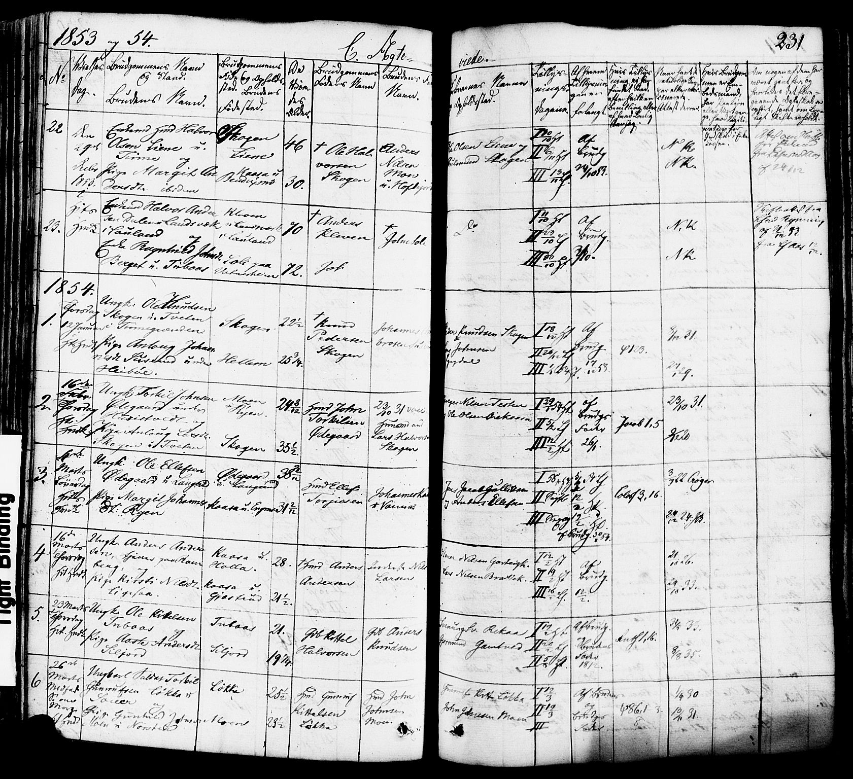 Heddal kirkebøker, SAKO/A-268/F/Fa/L0006: Parish register (official) no. I 6, 1837-1854, p. 231