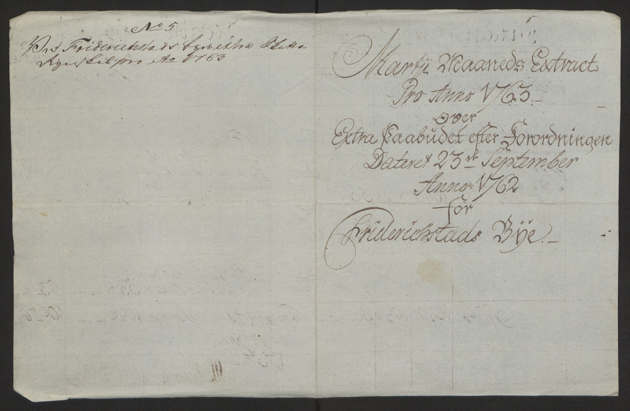 Rentekammeret inntil 1814, Reviderte regnskaper, Byregnskaper, AV/RA-EA-4066/R/Rb/L0029/0001: [B3] Kontribusjonsregnskap / Ekstraskatt, 1762-1772, p. 85