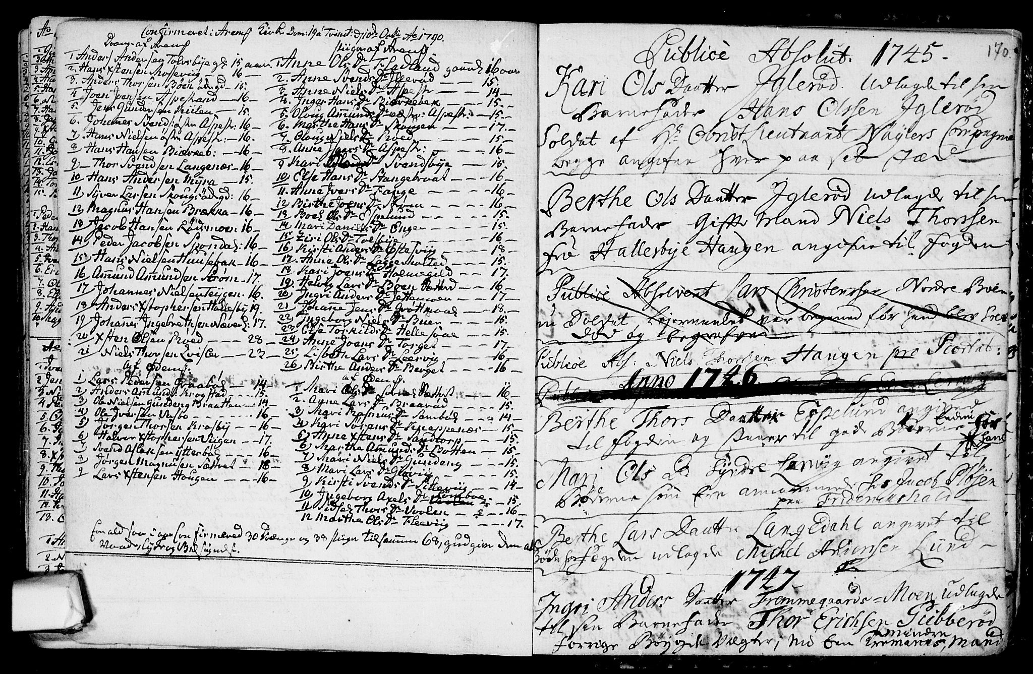Aremark prestekontor Kirkebøker, SAO/A-10899/F/Fa/L0003: Parish register (official) no. I 3, 1745-1795, p. 170
