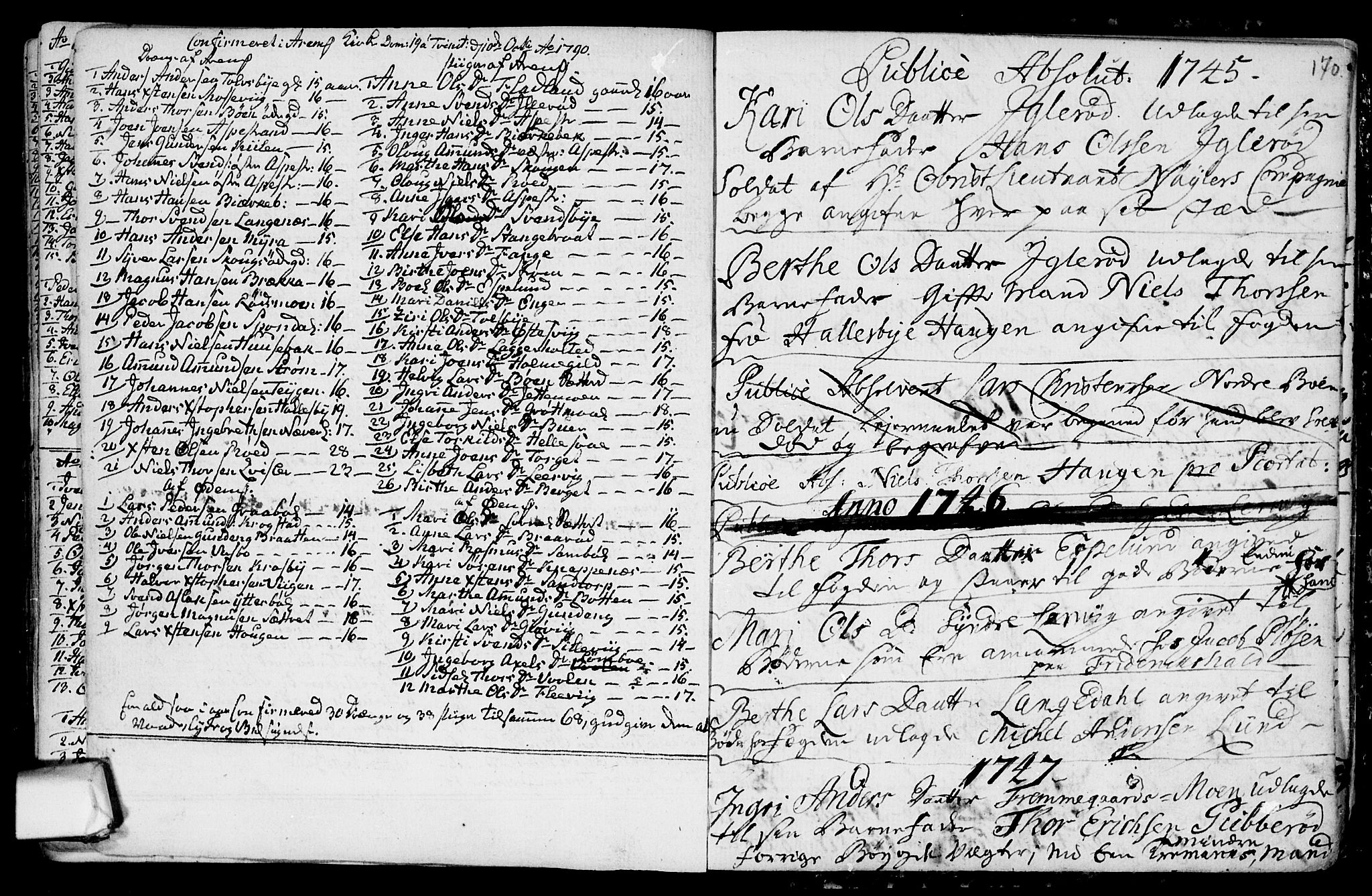 Aremark prestekontor Kirkebøker, AV/SAO-A-10899/F/Fa/L0003: Parish register (official) no. I 3, 1745-1795, p. 170