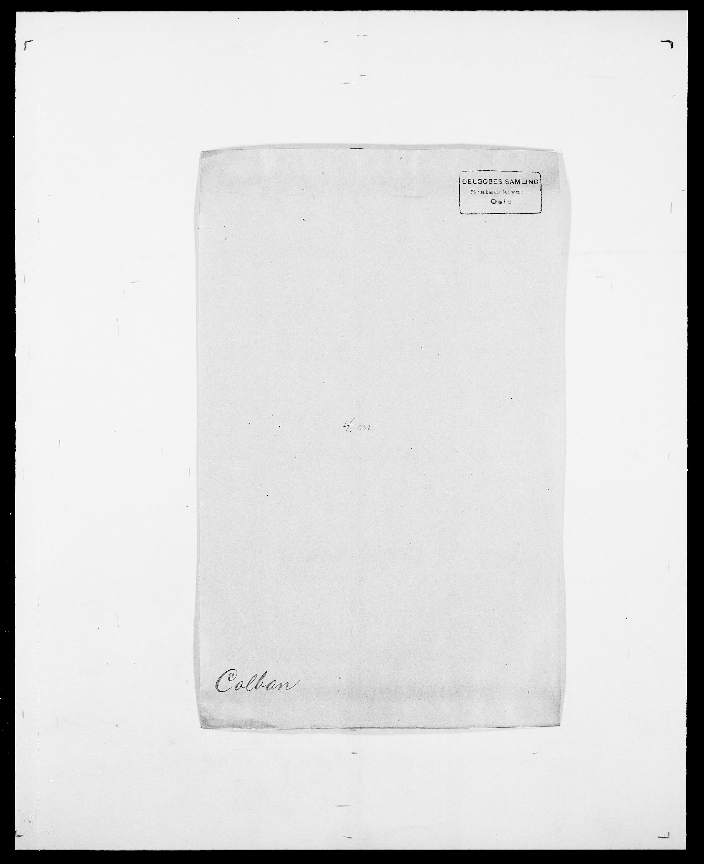 Delgobe, Charles Antoine - samling, SAO/PAO-0038/D/Da/L0008: Capjon - Dagenbolt, p. 397