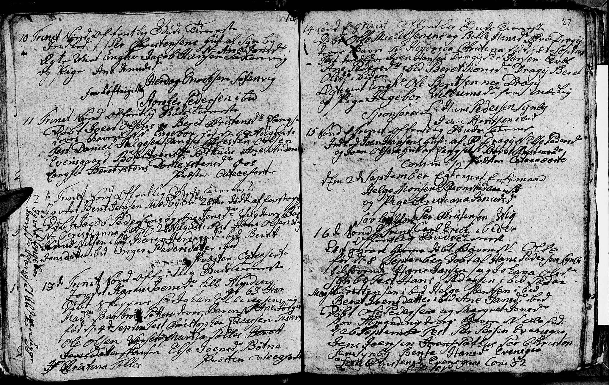 Ministerialprotokoller, klokkerbøker og fødselsregistre - Nordland, AV/SAT-A-1459/847/L0675: Parish register (copy) no. 847C03, 1808-1820, p. 27