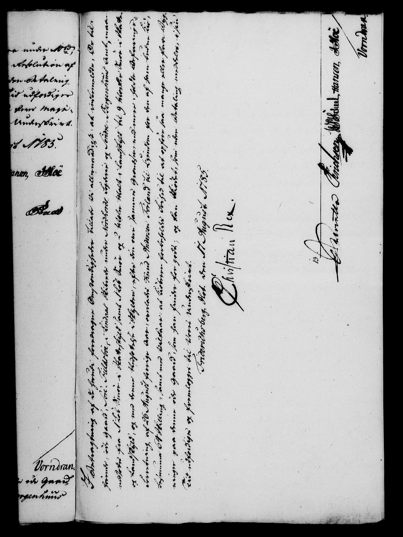 Rentekammeret, Kammerkanselliet, RA/EA-3111/G/Gf/Gfa/L0067: Norsk relasjons- og resolusjonsprotokoll (merket RK 52.67), 1785, p. 766