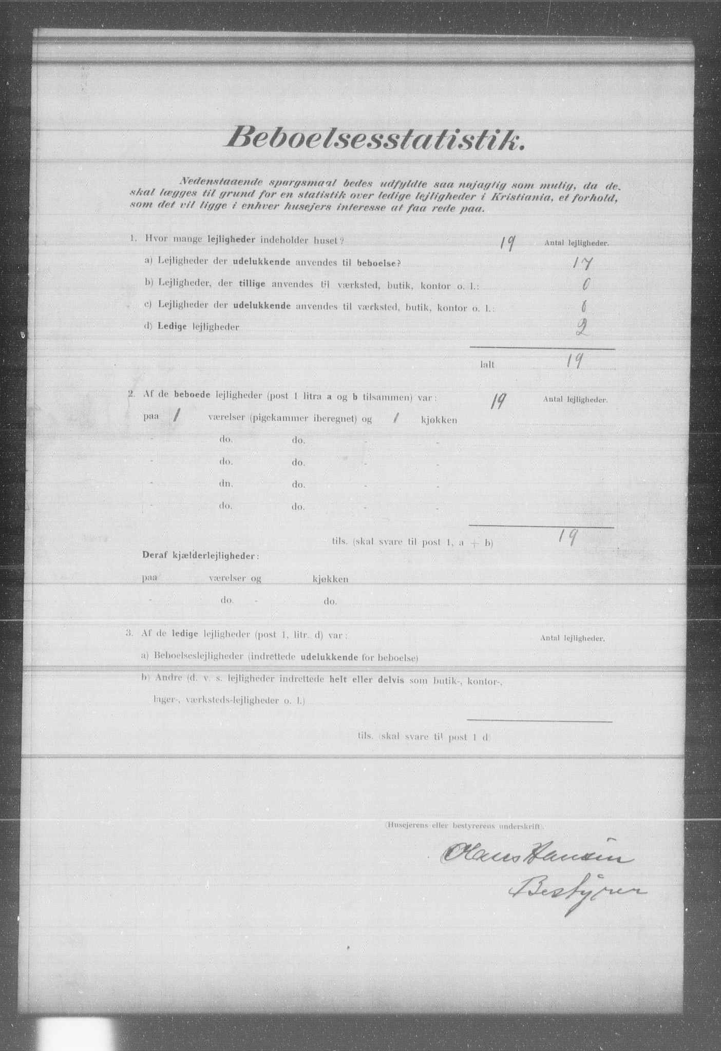 OBA, Municipal Census 1902 for Kristiania, 1902, p. 8537