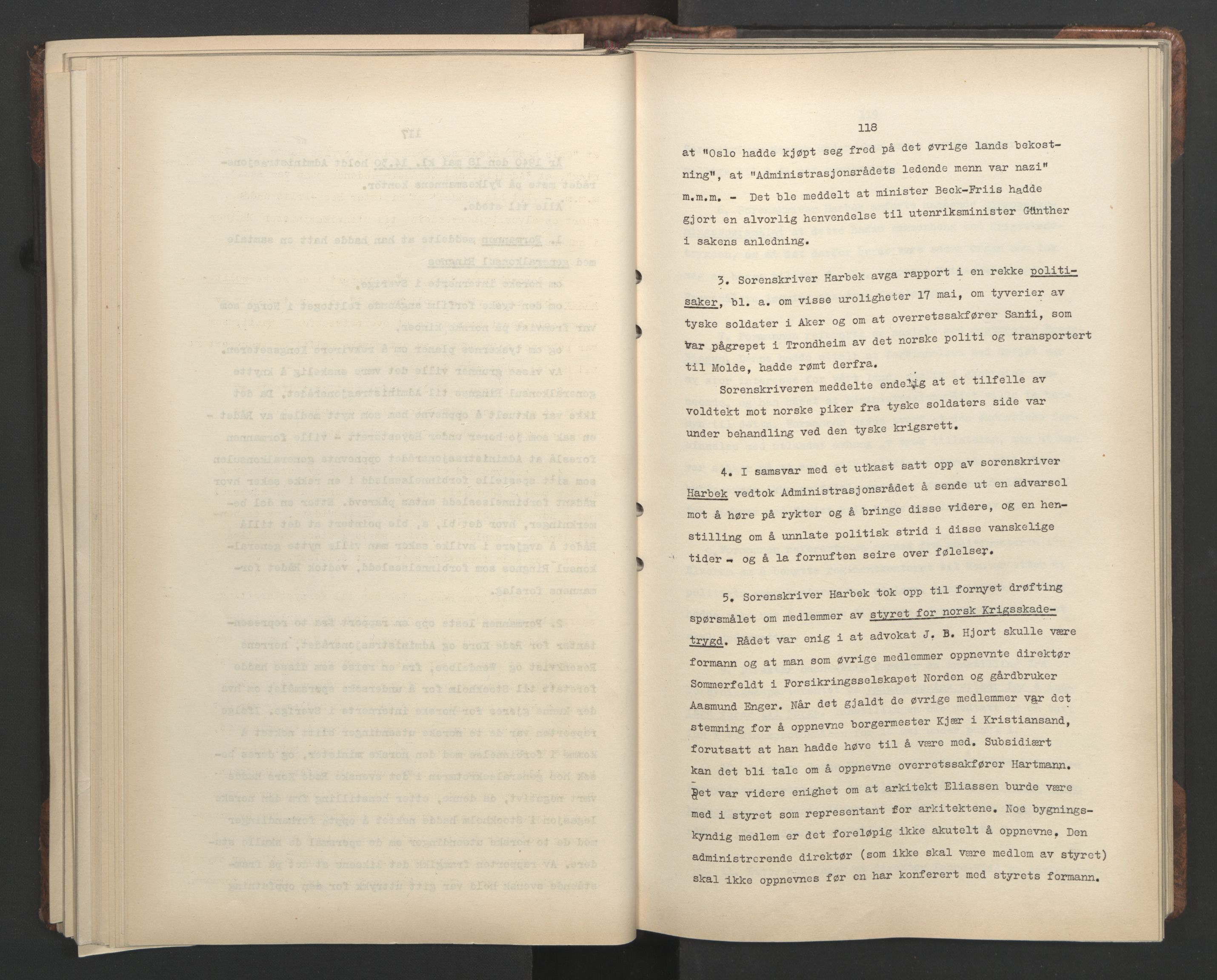 Administrasjonsrådet, AV/RA-S-1004/A/L0001: Møteprotokoll med tillegg 15/4-25/9, 1940, p. 118