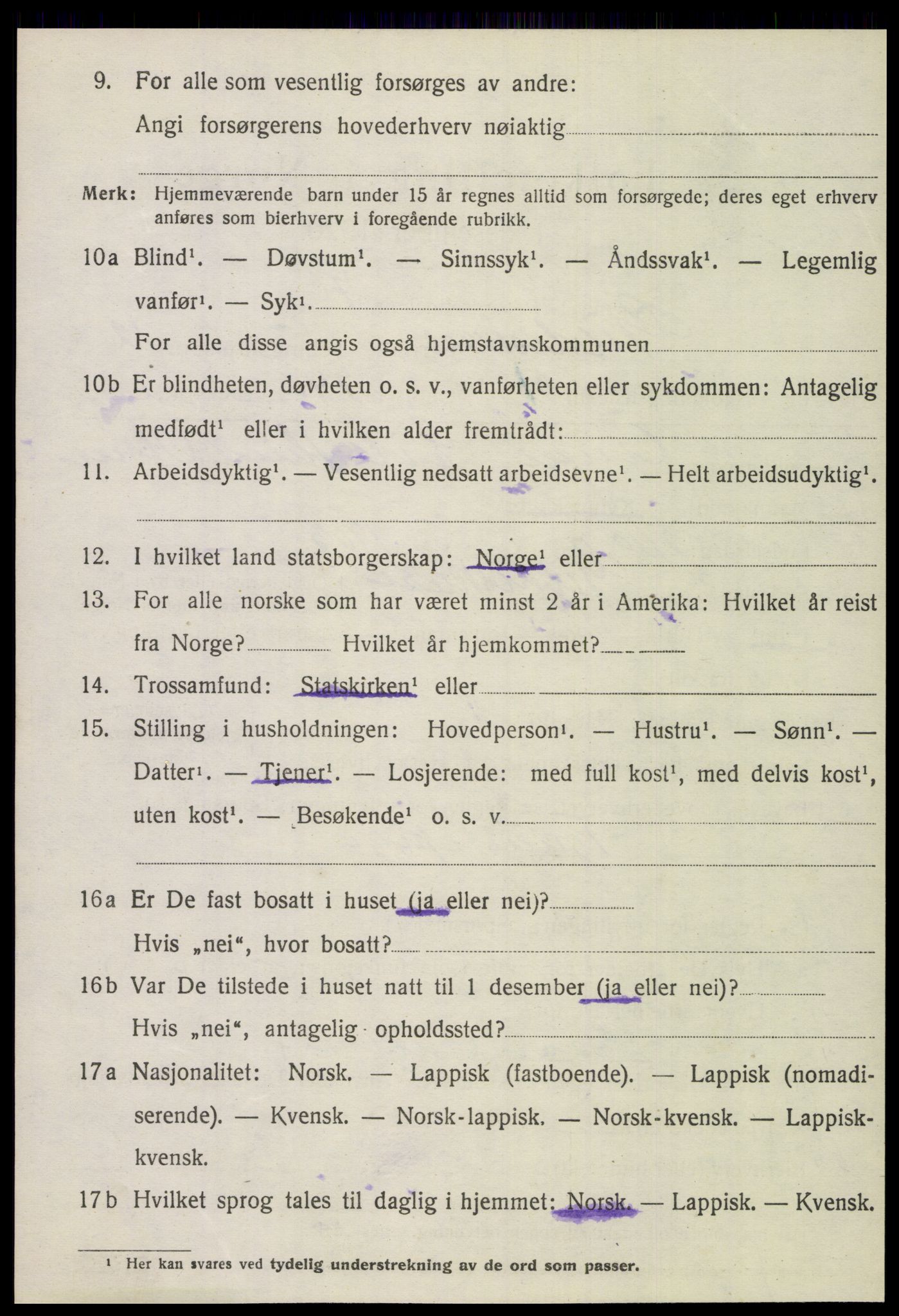 SAT, 1920 census for Gildeskål, 1920, p. 7659