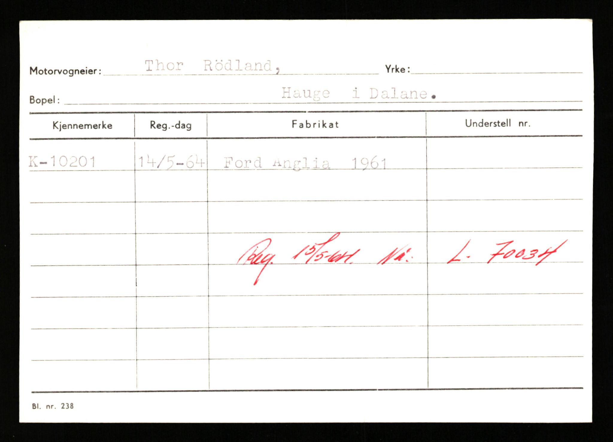 Stavanger trafikkstasjon, SAST/A-101942/0/G/L0002: Registreringsnummer: 5791 - 10405, 1930-1971, p. 3006