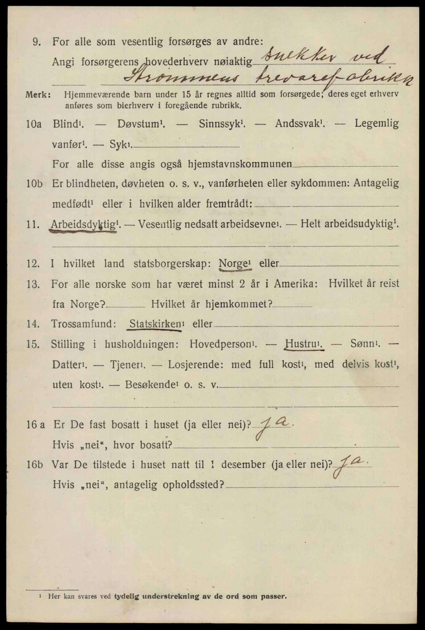 SAO, 1920 census for Skedsmo, 1920, p. 9052