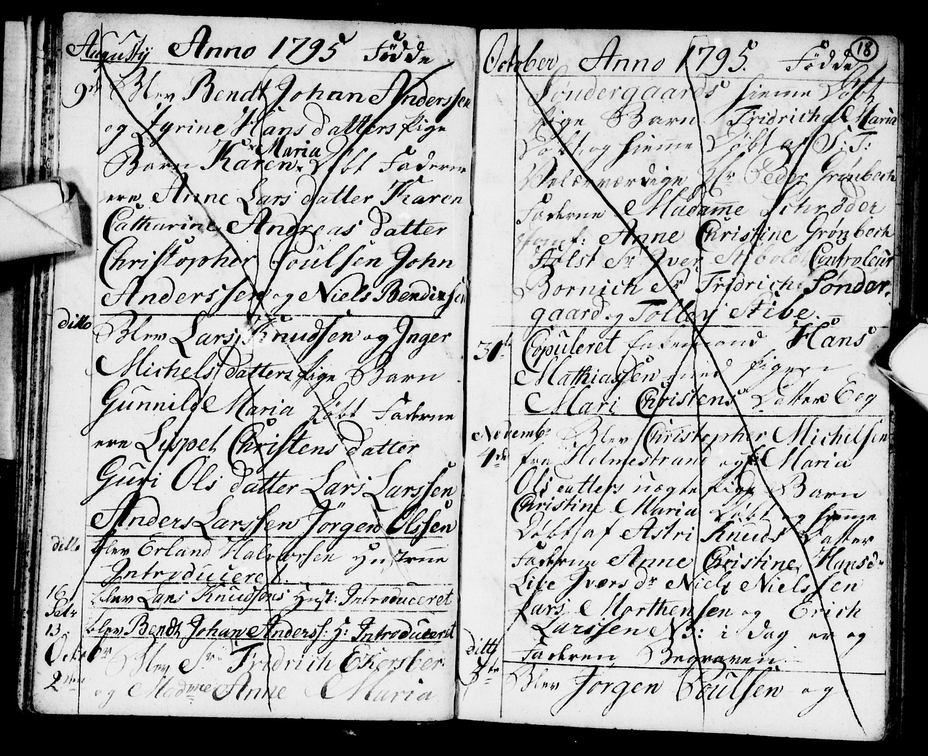 Strømsø kirkebøker, AV/SAKO-A-246/F/Fb/L0003: Parish register (official) no. II 3, 1793-1799, p. 18